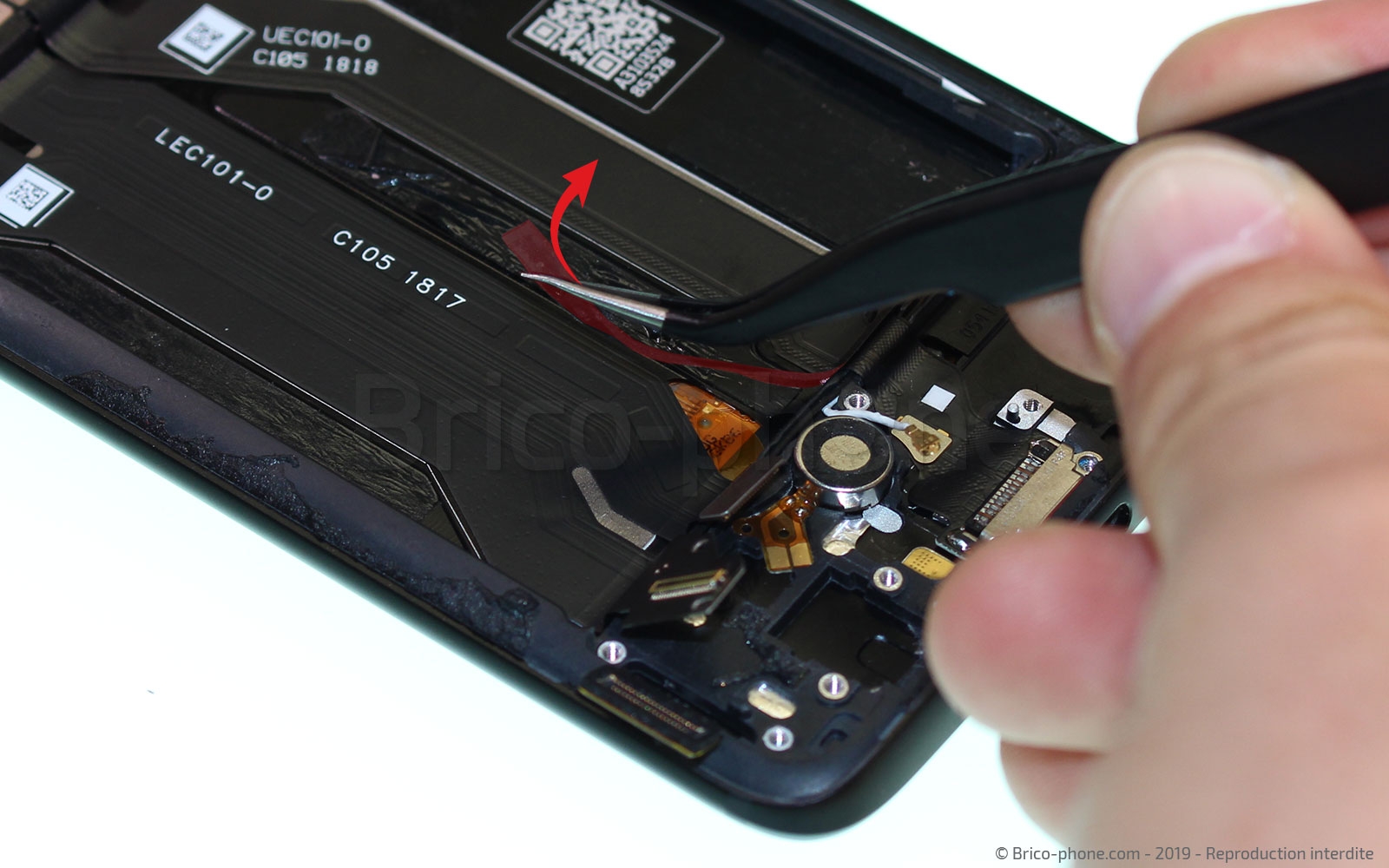 Changement du connecteur de charge sur OnePlus 6 photo 2