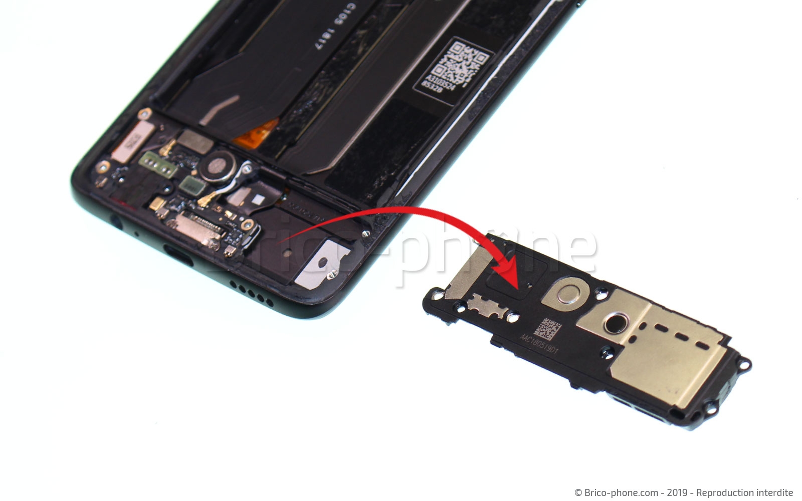 Changement du connecteur de charge sur OnePlus 6 photo 3