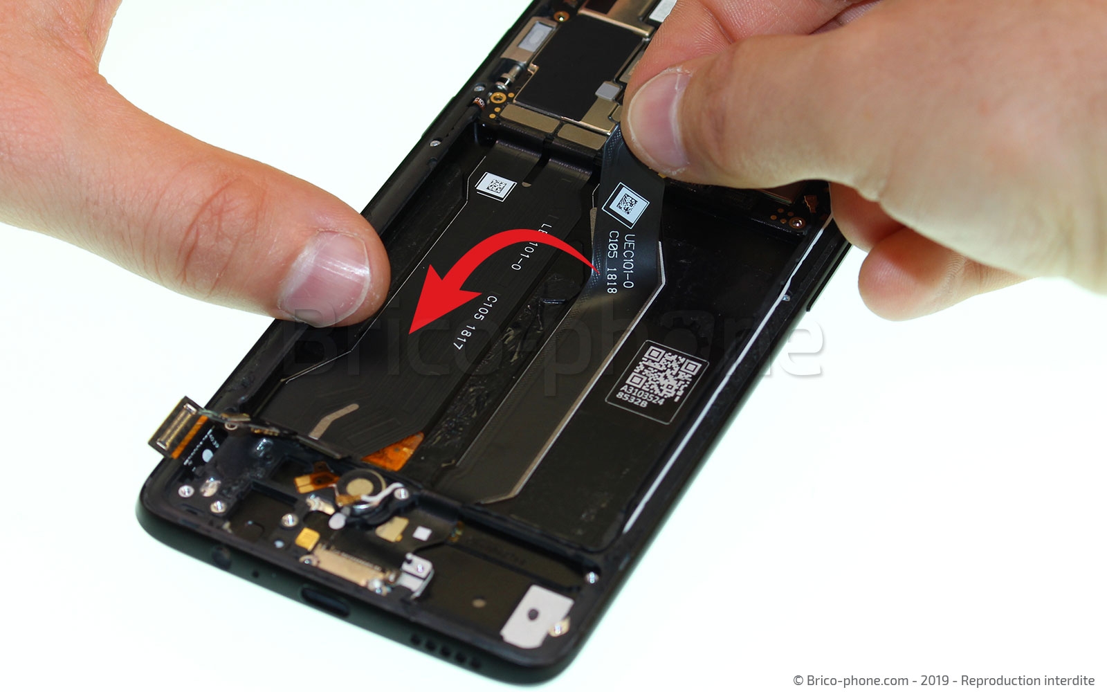 Changement du connecteur de charge sur OnePlus 6 photo 1