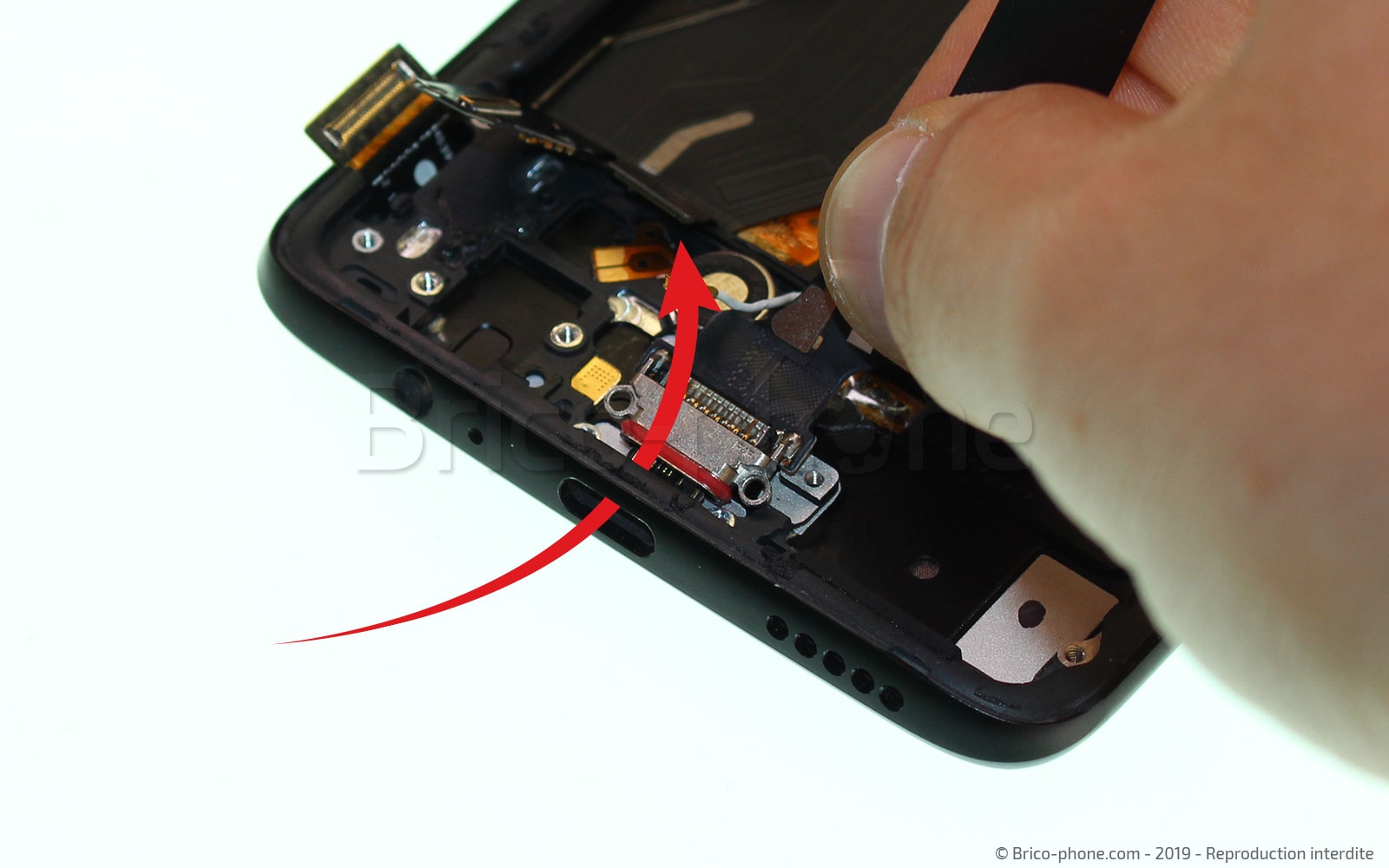 Changement du connecteur de charge sur OnePlus 6 photo 2