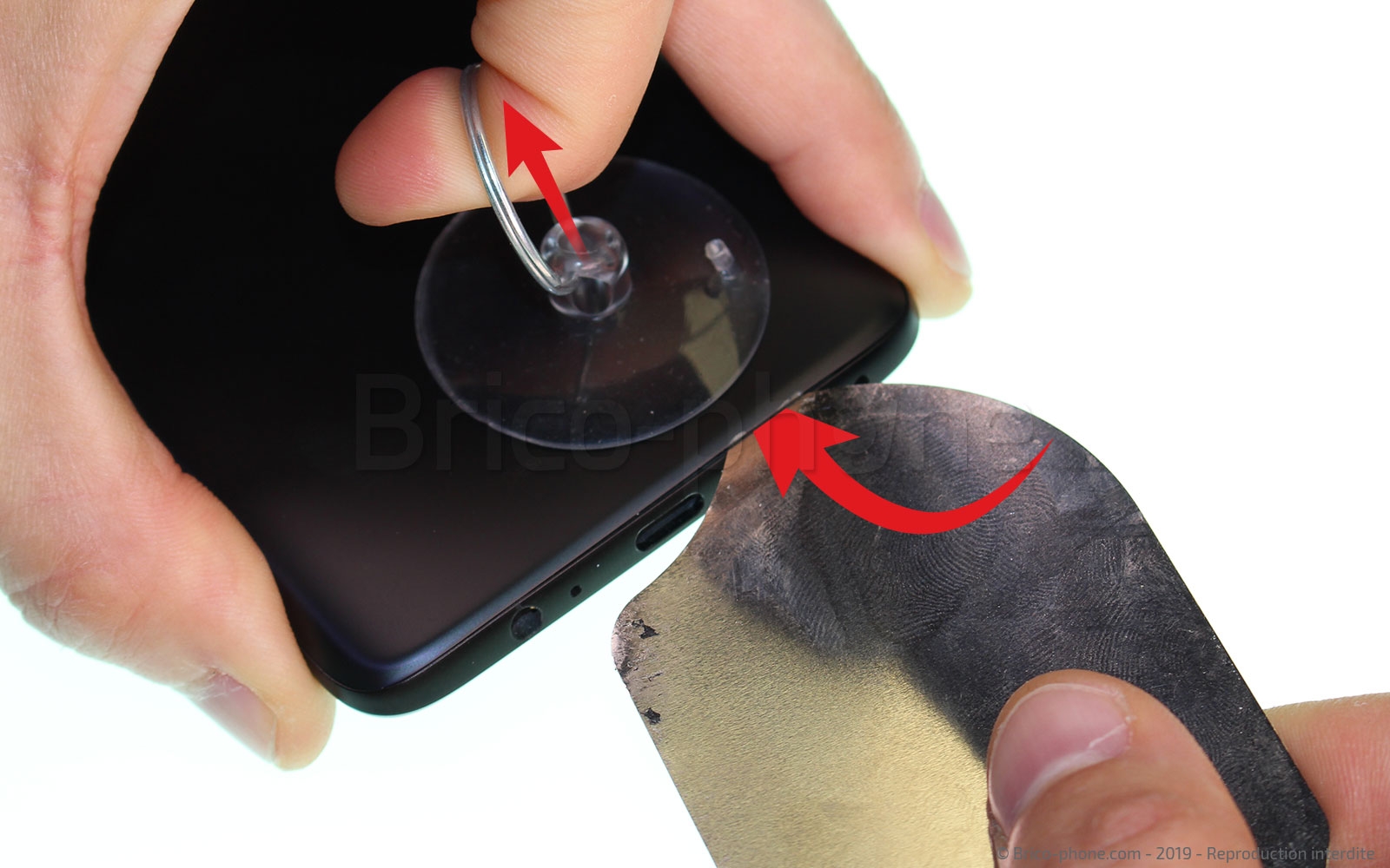 Changement d'écran vitre et LCD sur OnePlus 6 photo 3