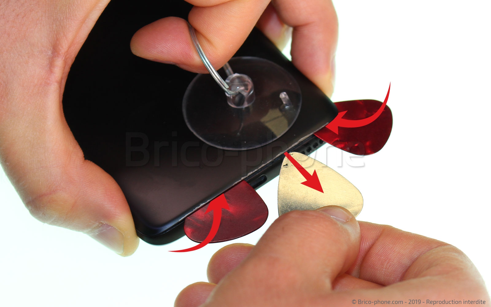 Changement d'écran vitre et LCD sur OnePlus 6 photo 4