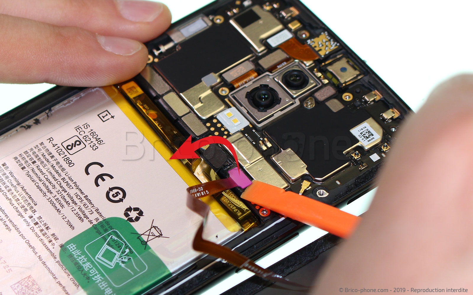 Changement d'écran vitre et LCD sur OnePlus 6 photo 2