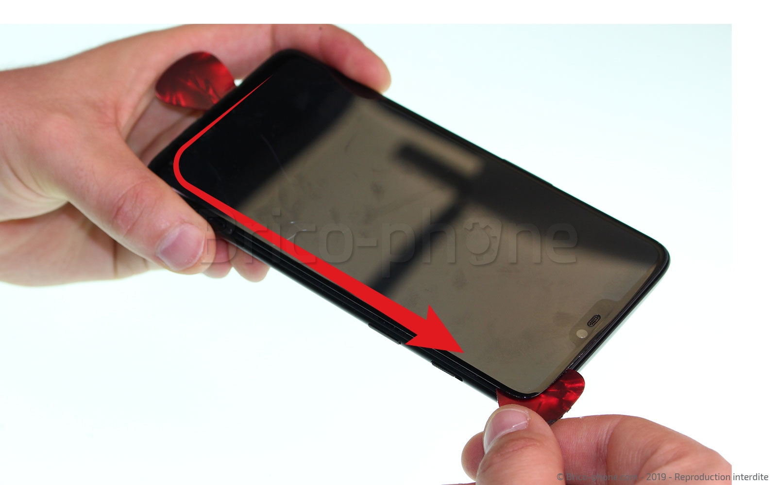 Changement d'écran vitre et LCD sur OnePlus 6 photo 1