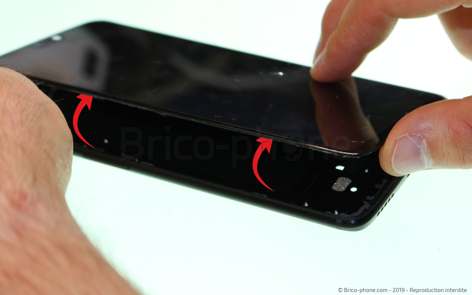 Changement d'écran vitre et LCD sur OnePlus 6 photo 2