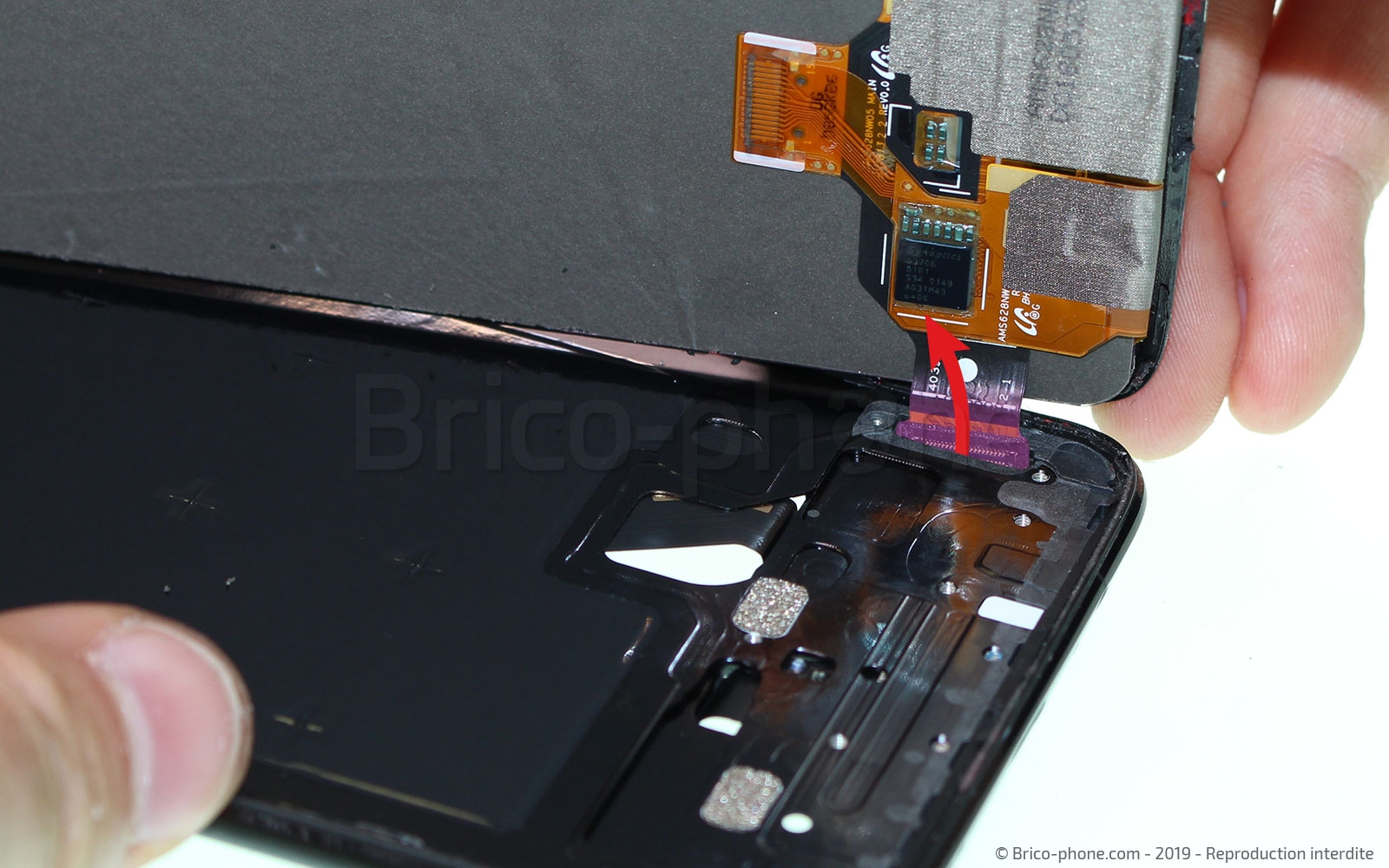 Changement d'écran vitre et LCD sur OnePlus 6 photo 3