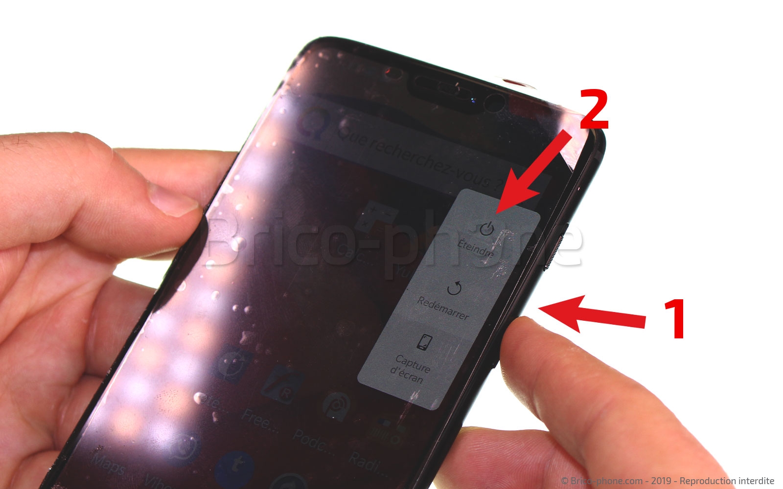 Changement d'écran vitre et LCD sur OnePlus 6 photo 1