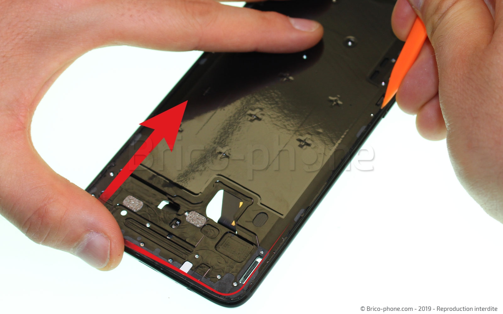 Changement d'écran vitre et LCD sur OnePlus 6 photo 2