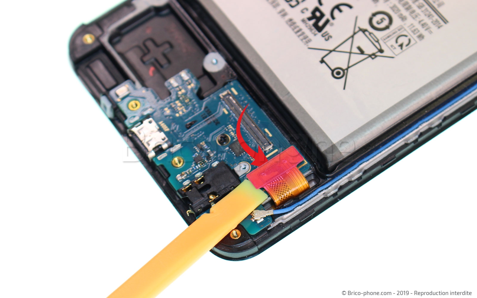 Changement de dock sur Galaxy A40 photo 1