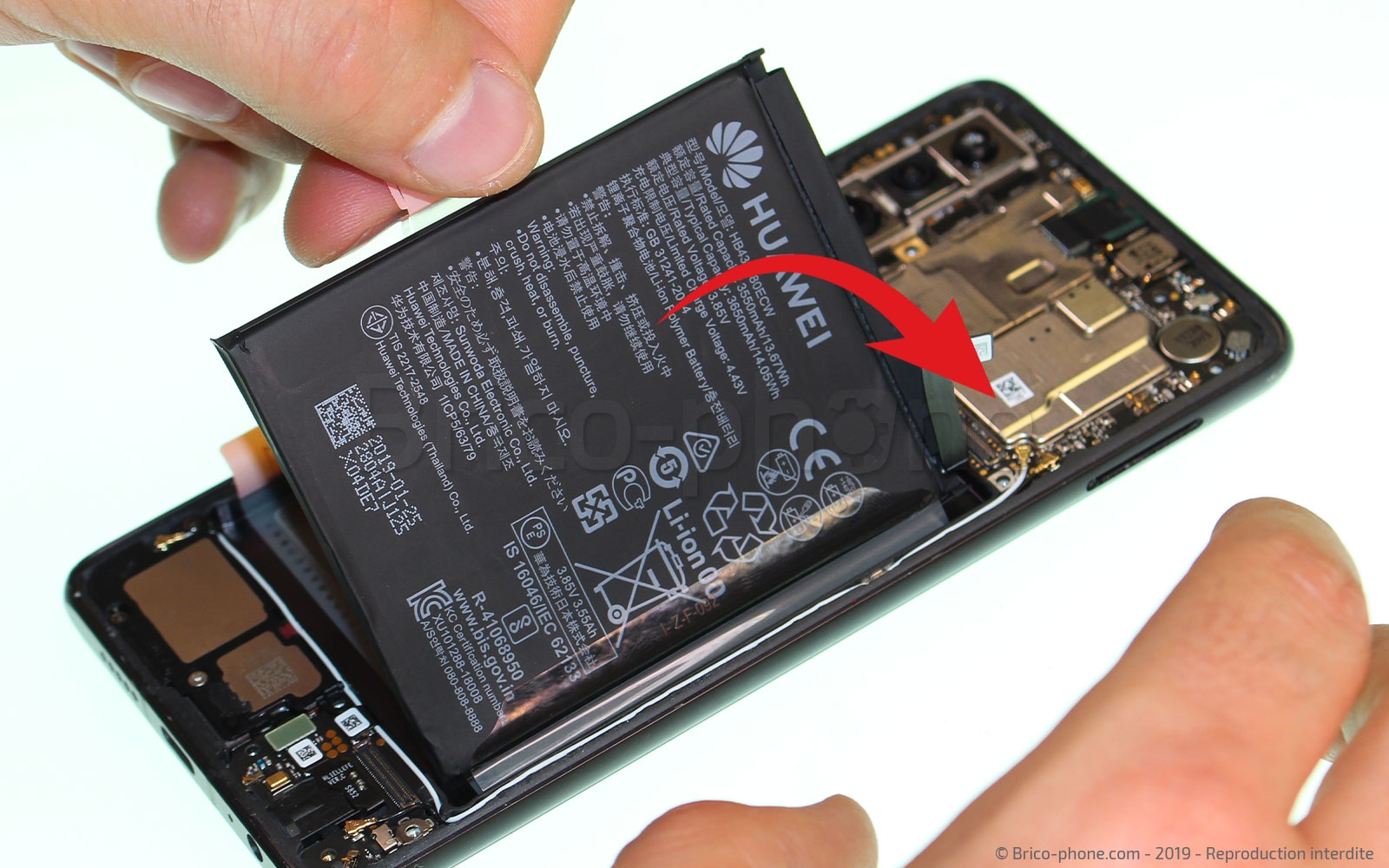 Changement de Batterie sur P30 photo 2