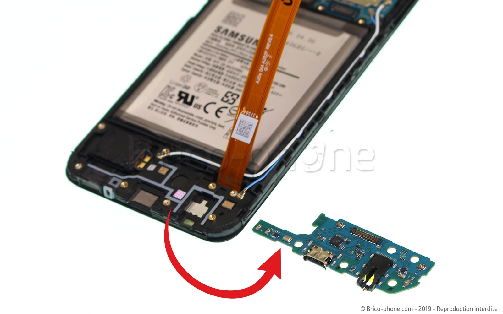 Démontage complet sur Galaxy A20e photo 4