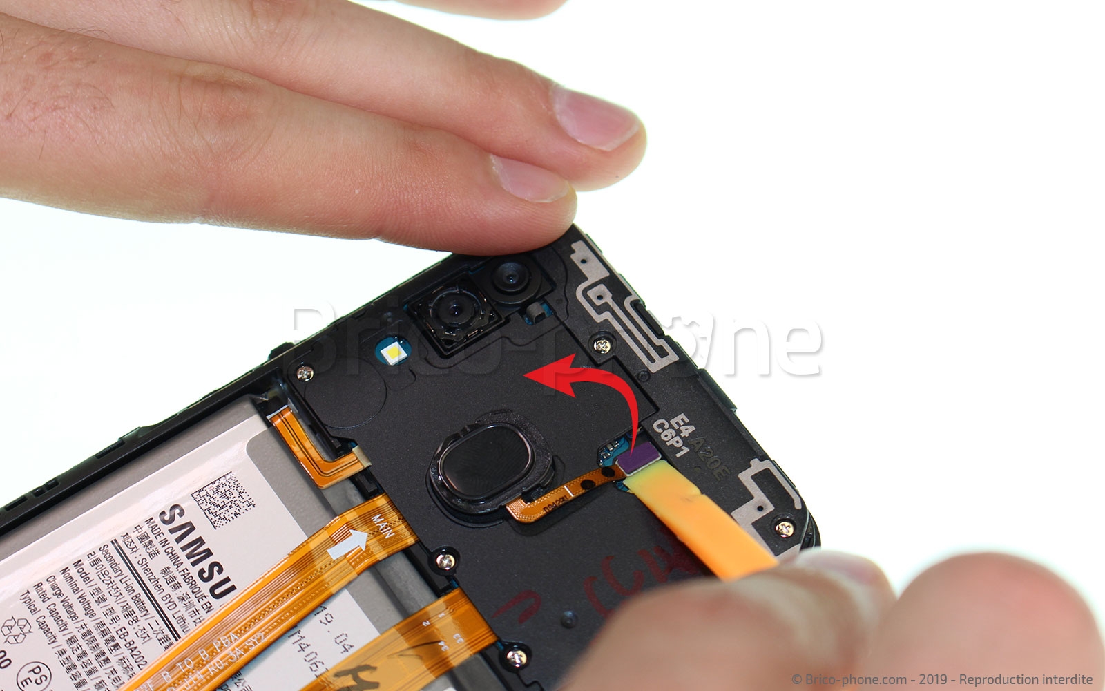 Changement de batterie sur Galaxy A20e photo 1