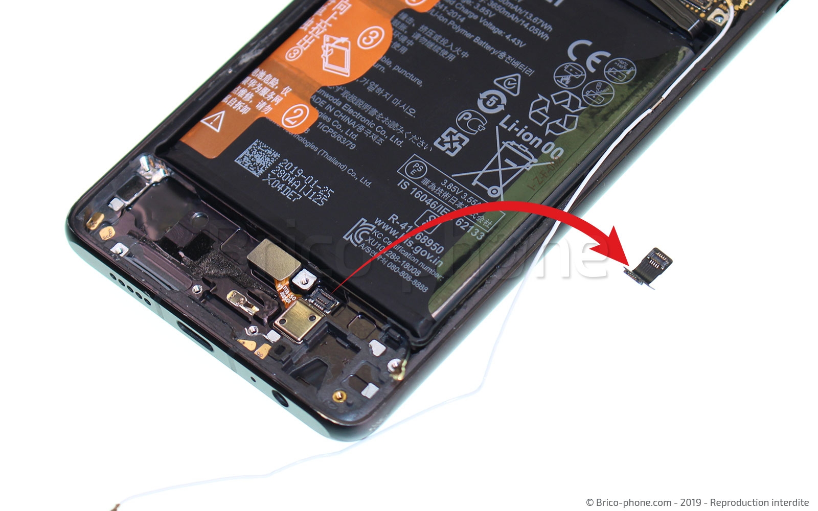 Changement du bloc écran  sur P30 photo 2