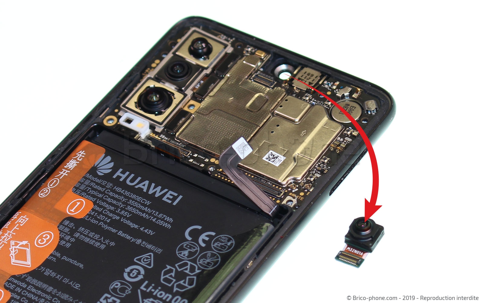 Changement du bloc écran  sur P30 photo 3