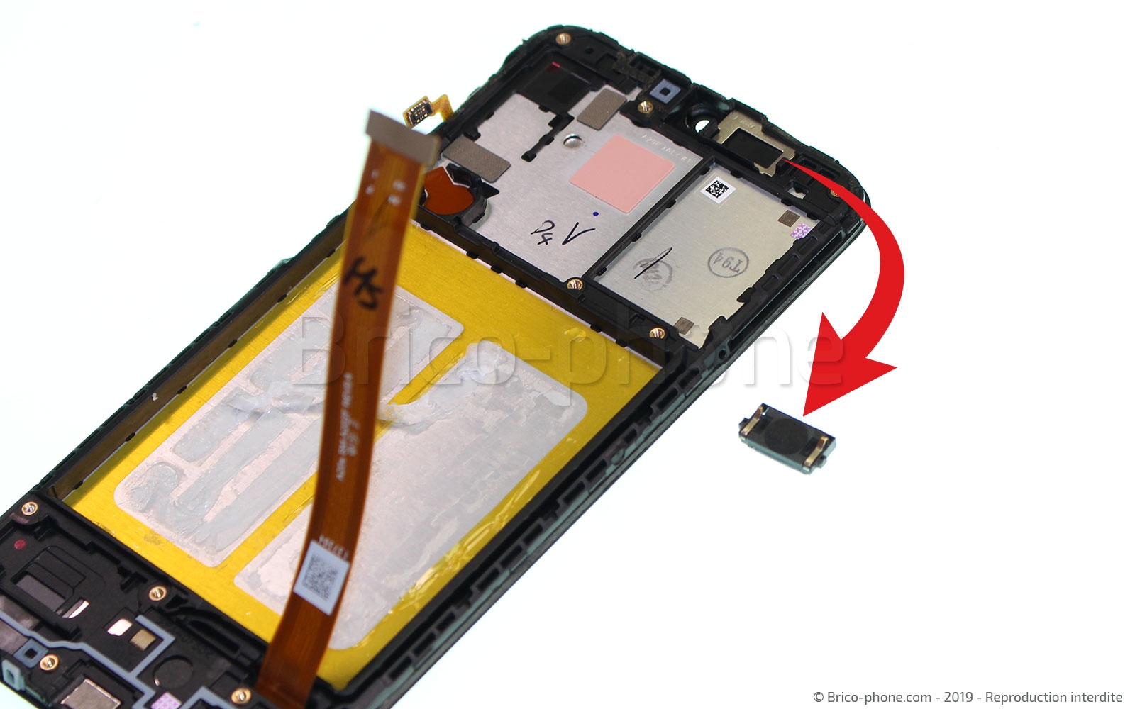 Changement de bloc écran sur Galaxy A20e photo 2