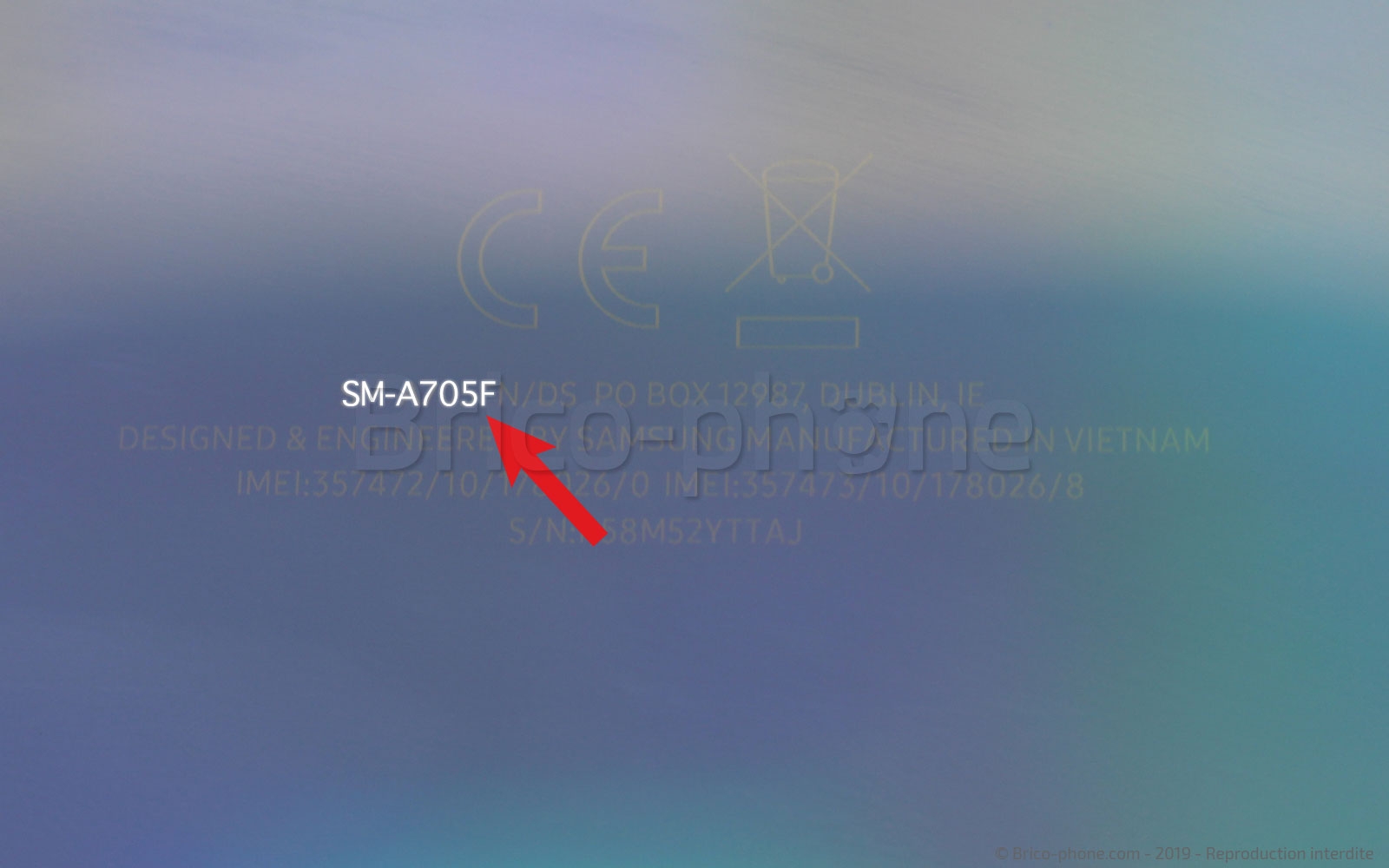 Démontage complet sur Galaxy A70 photo 1