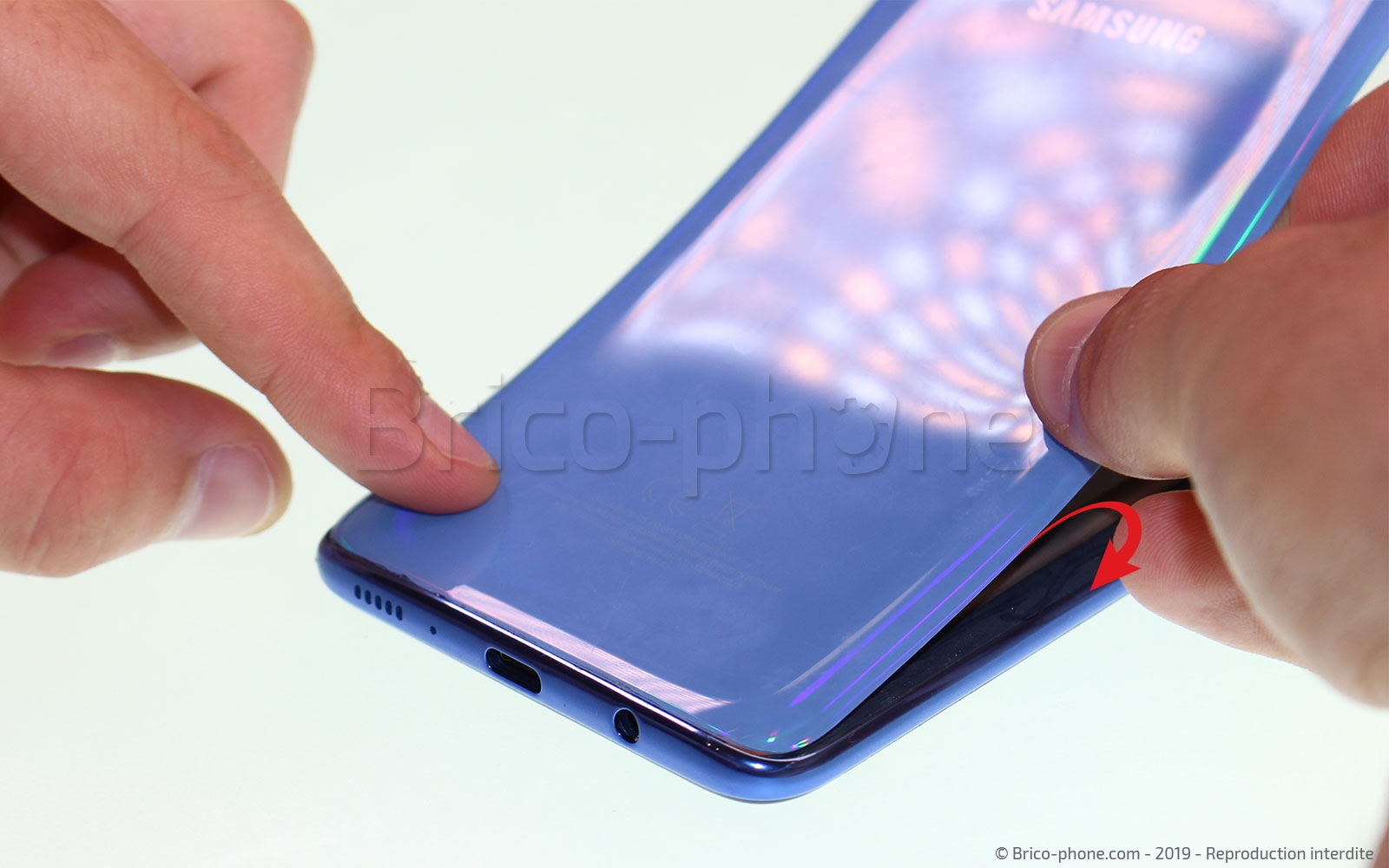 Démontage complet sur Galaxy A70 photo 3