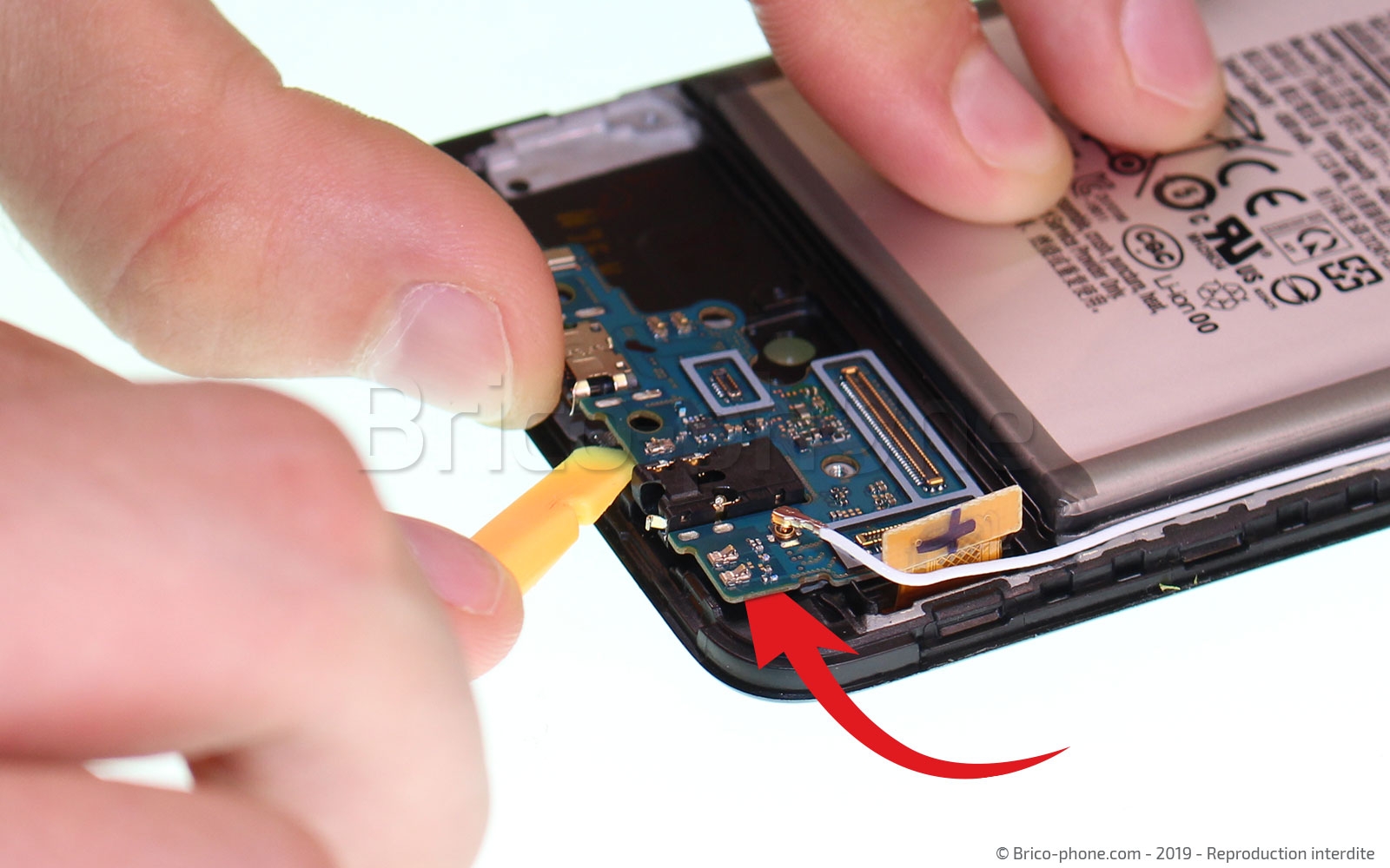 Démontage complet sur Galaxy A70 photo 3