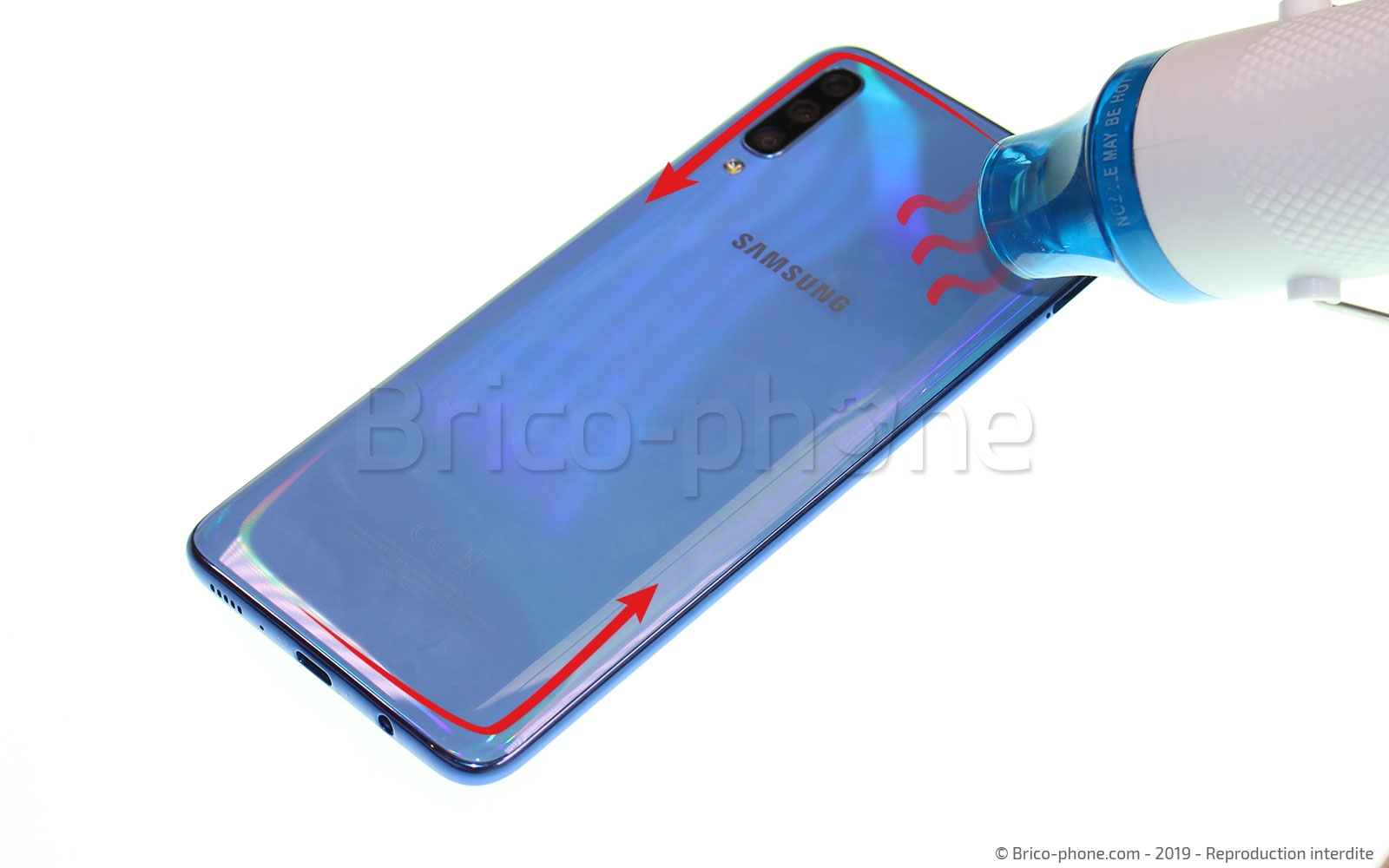 Changement de connecteur de charge sur Galaxy A70 photo 3