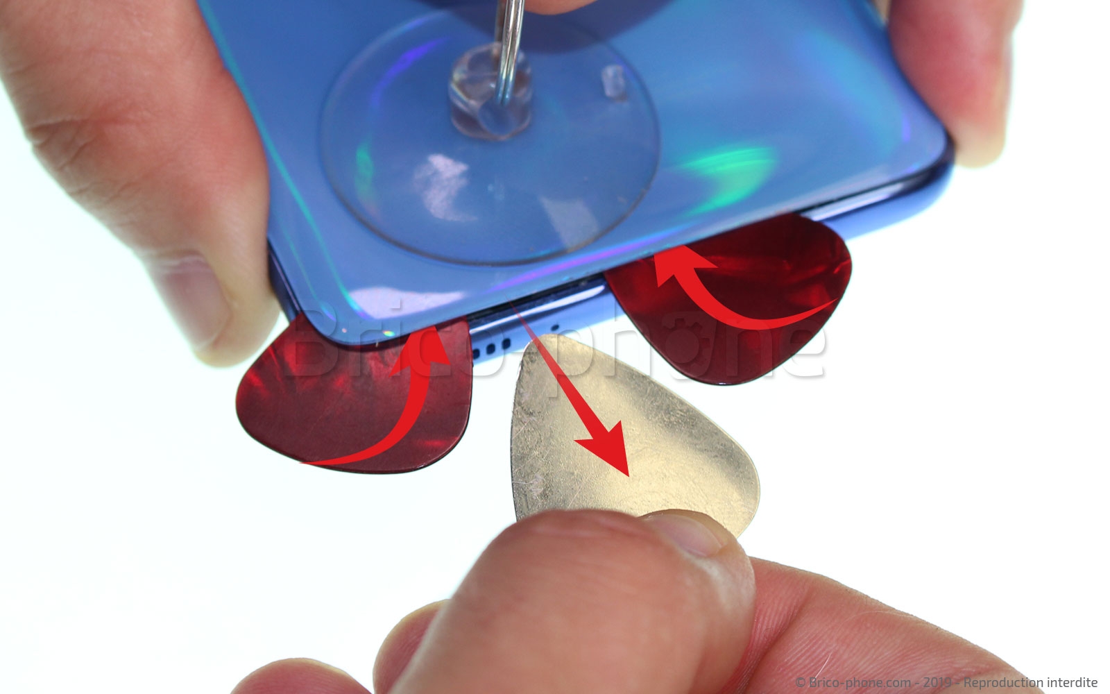 Changement de connecteur de charge sur Galaxy A70 photo 3