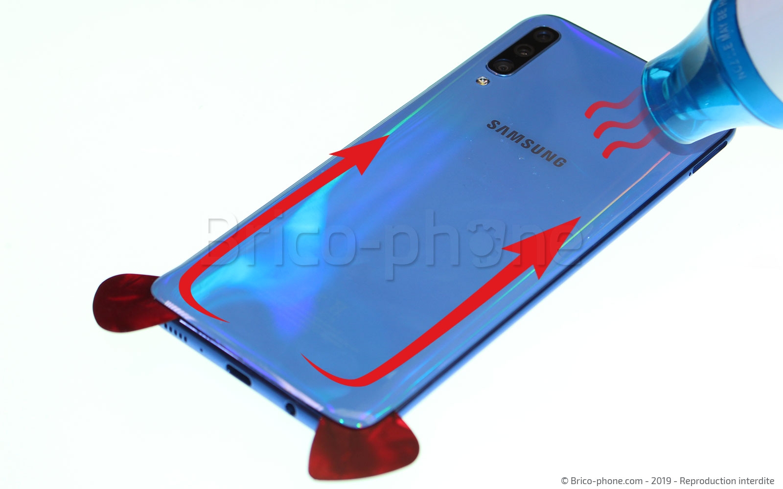 Changement de connecteur de charge sur Galaxy A70 photo 4