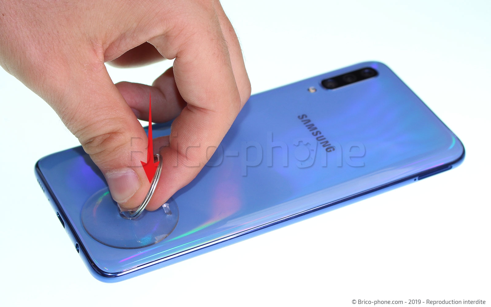 Changement de bloc écran sur Galaxy A70 photo 4