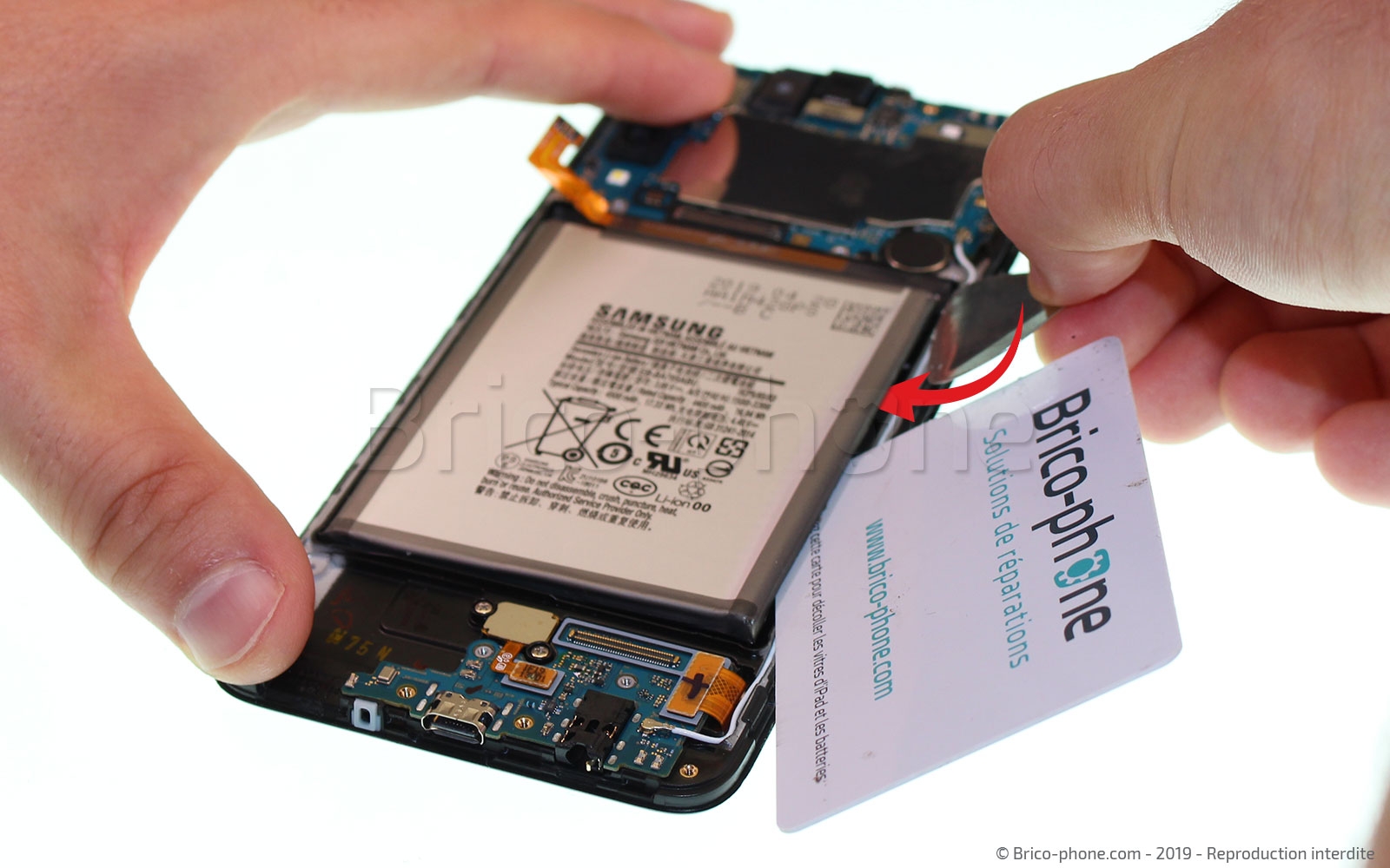 Changement de bloc écran sur Galaxy A70 photo 1