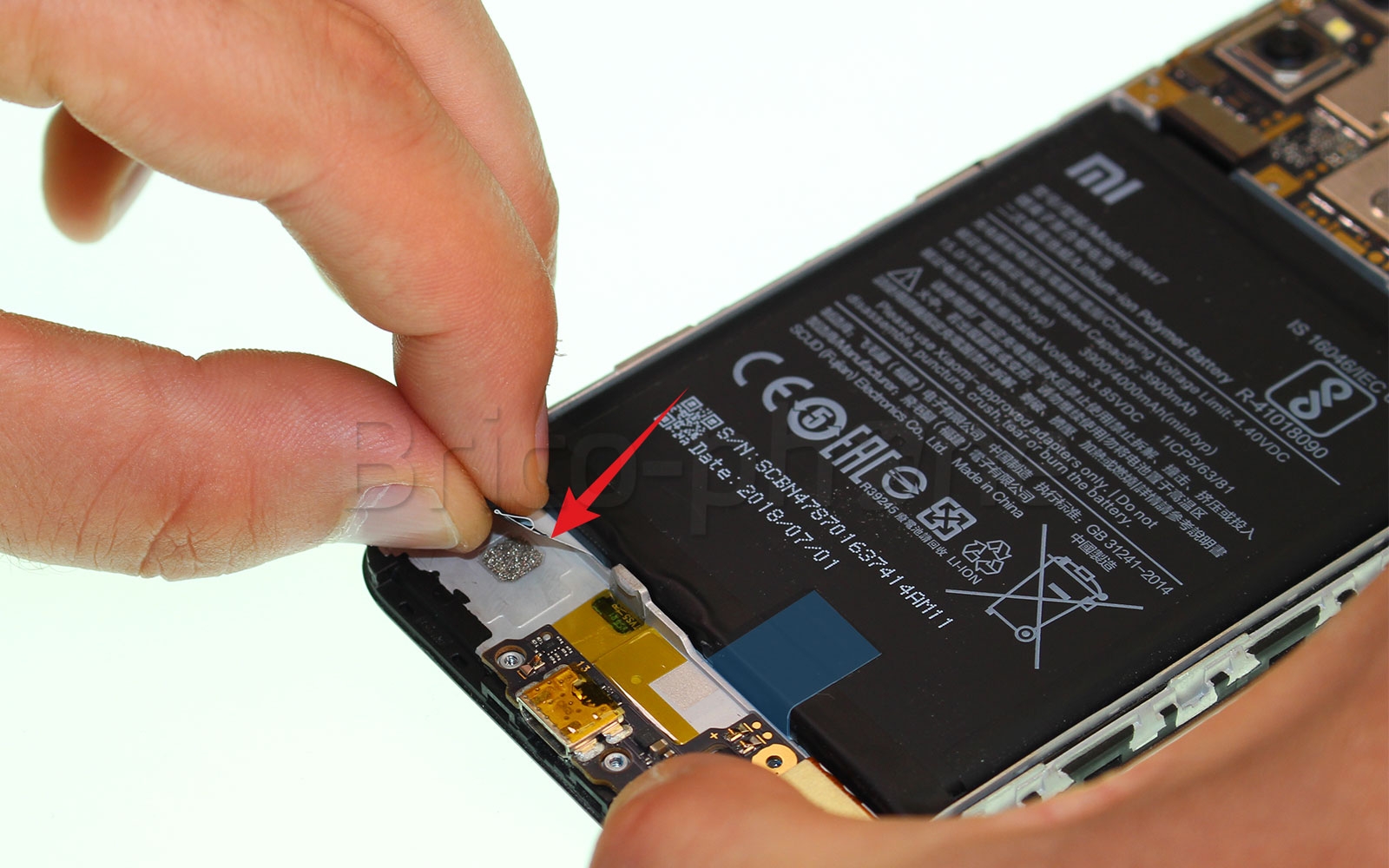 Changement de Batterie sur Mi A2 Lite photo 1