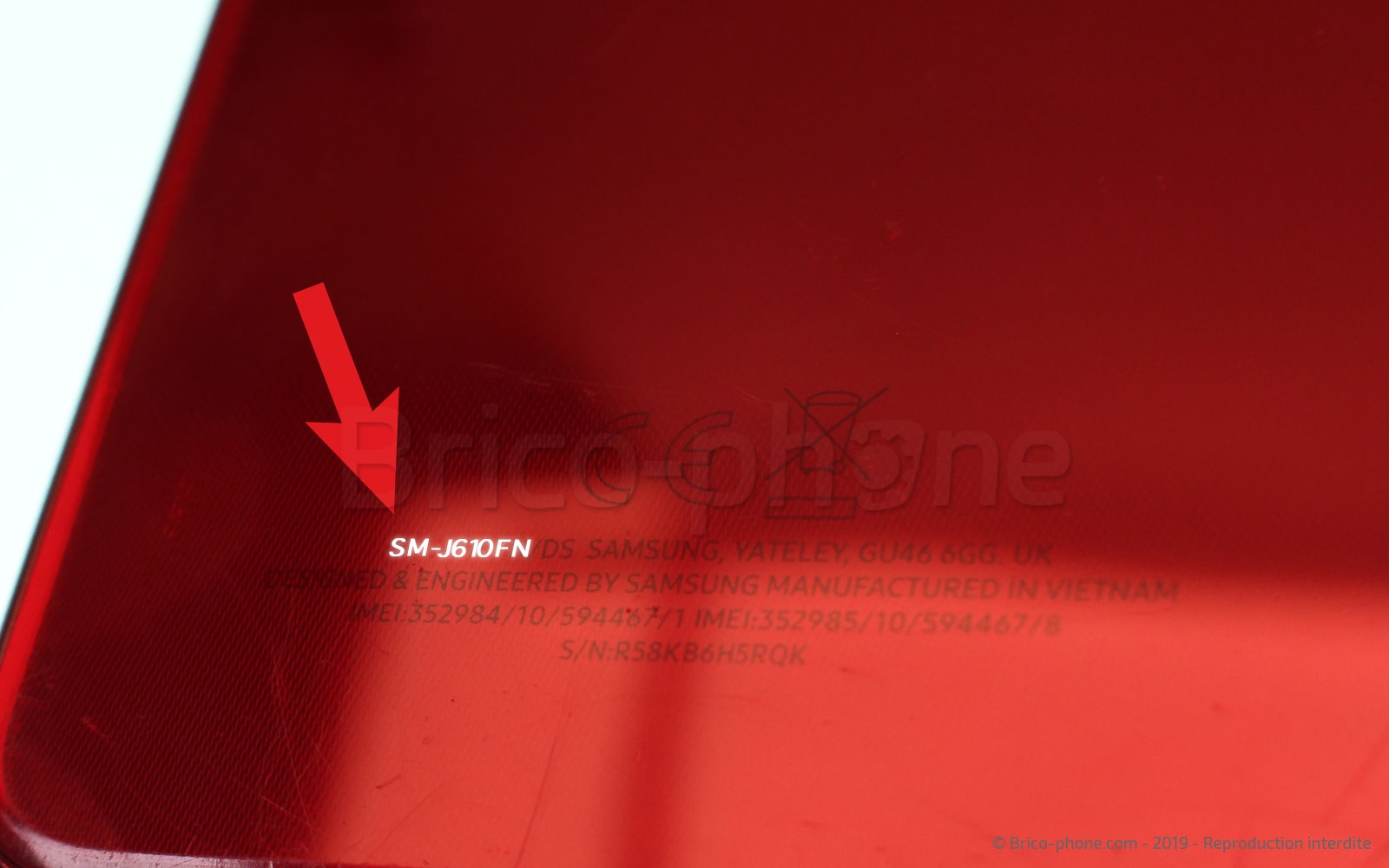 Changement de coque arrière sur Galaxy J6 Plus photo 1