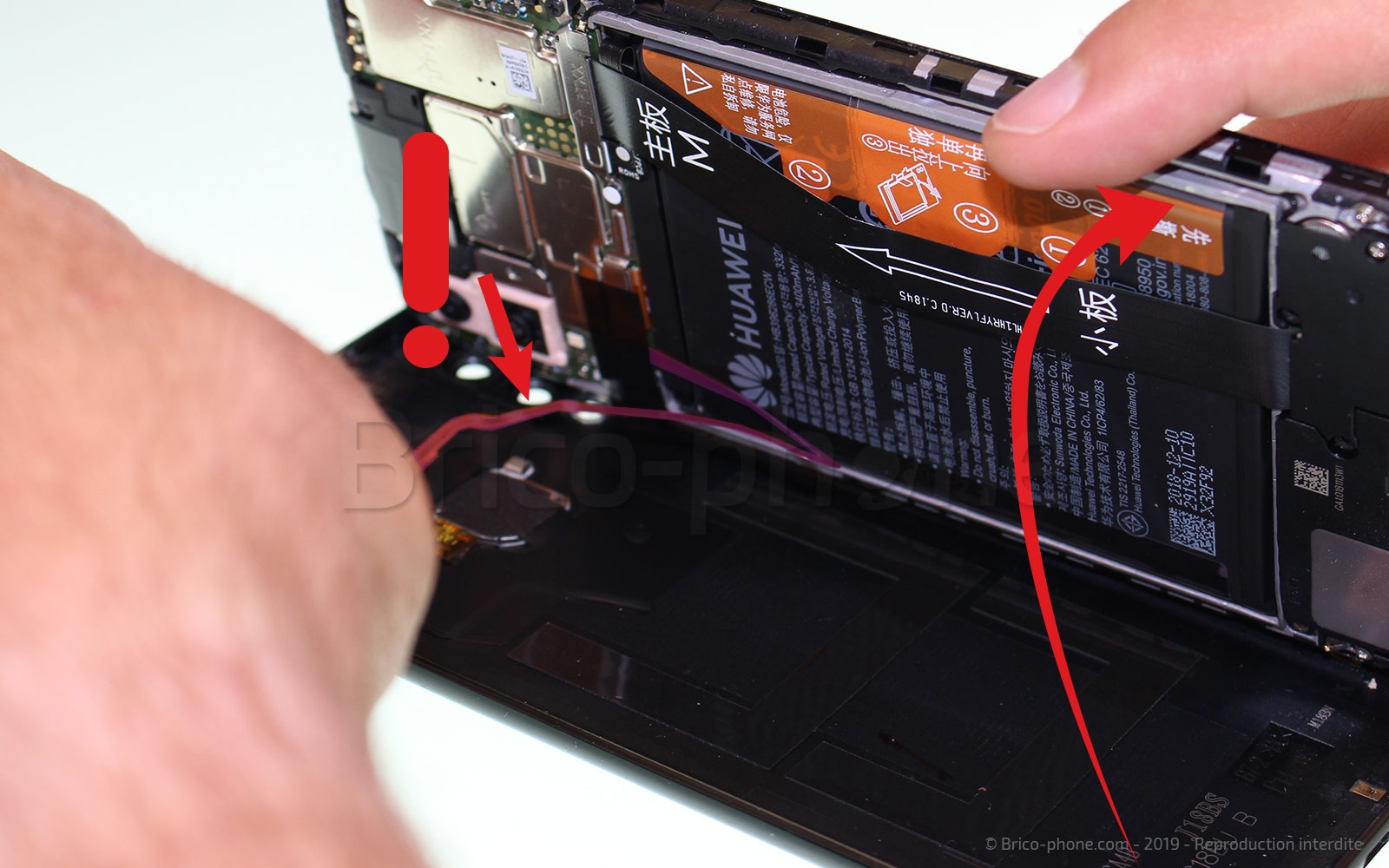 Changement du connecteur de charge sur P Smart 2019 photo 3