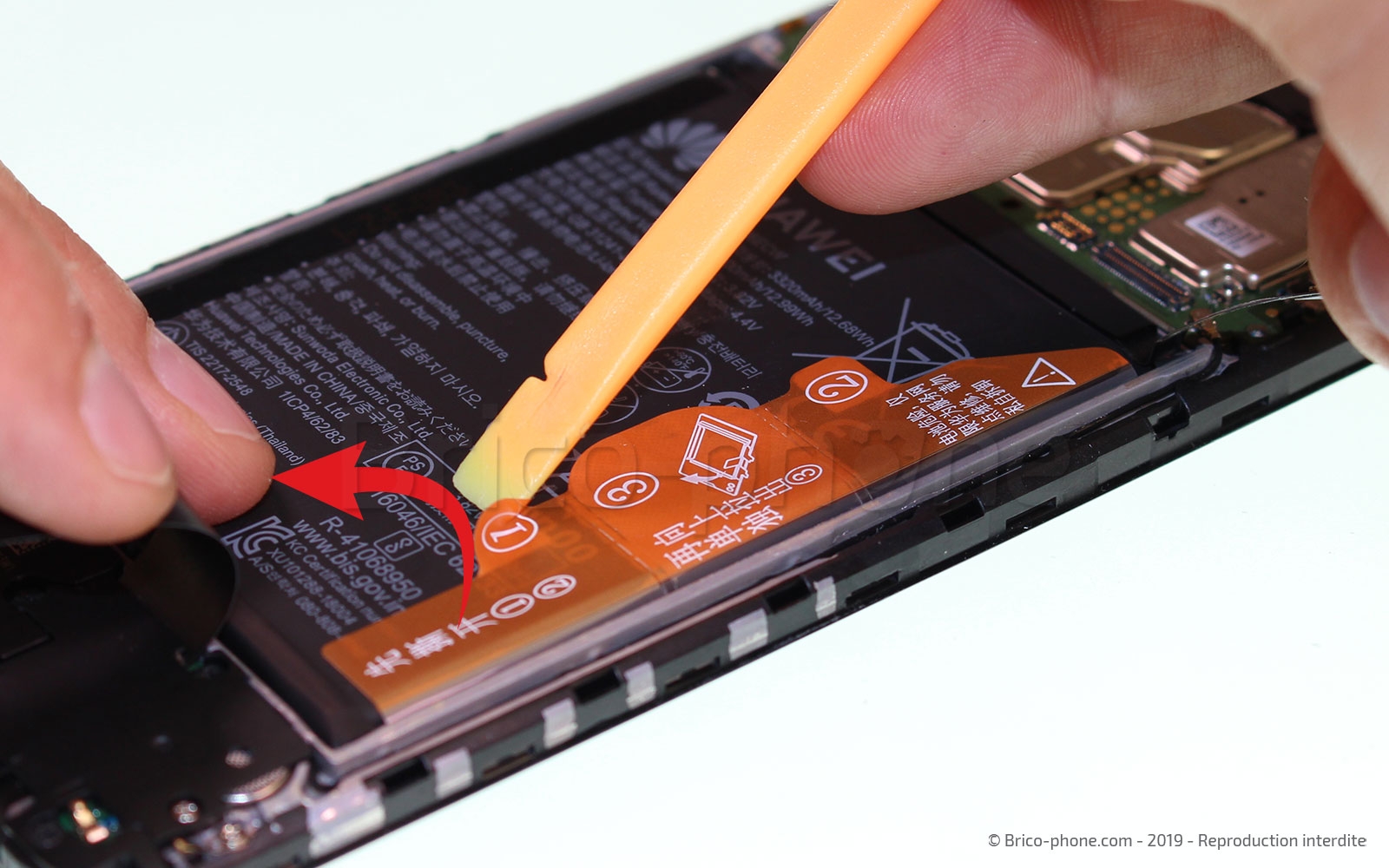 Changement de batterie sur P Smart 2019 photo 1