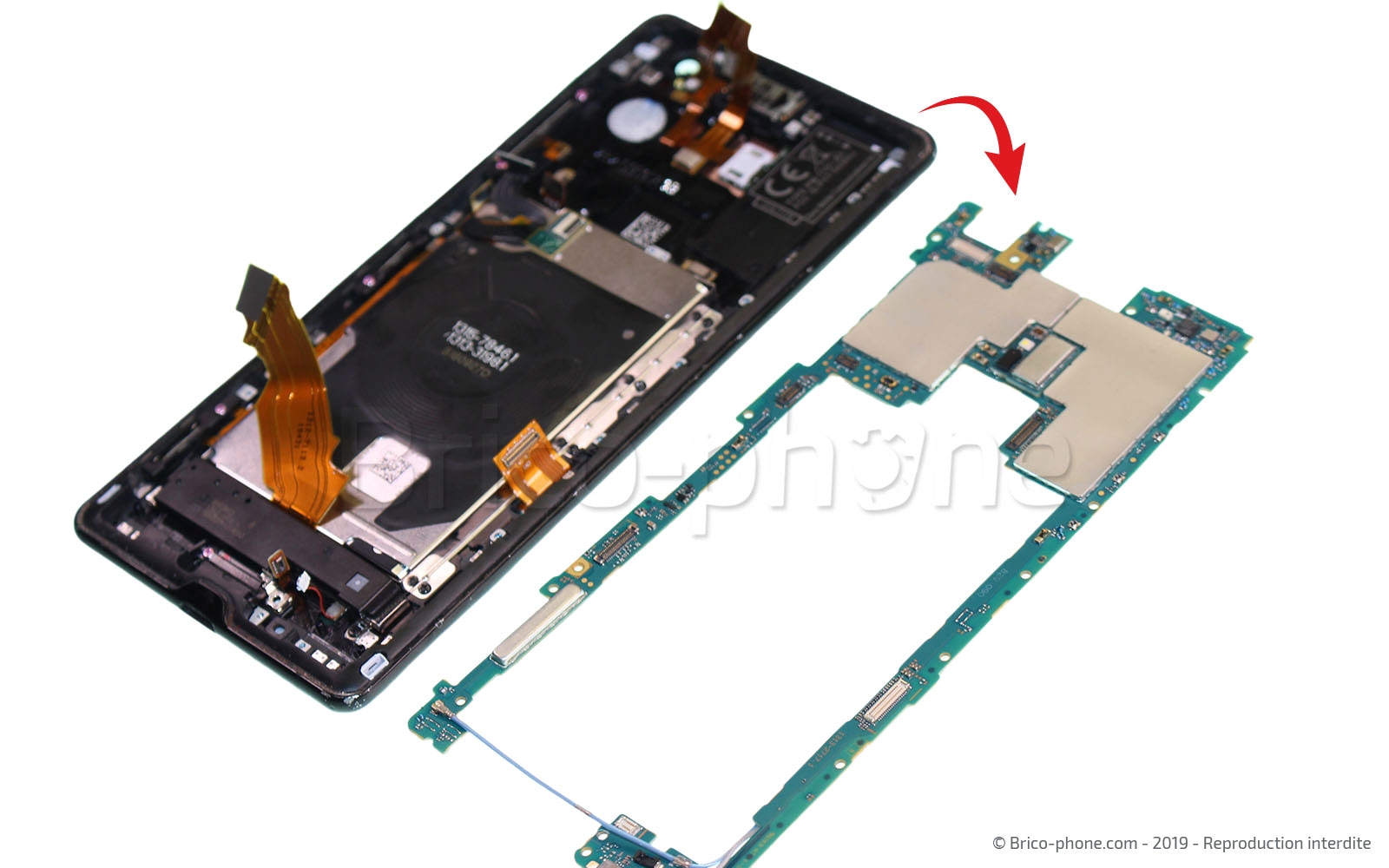 Démontage complet sur Xperia XZ3 photo 4