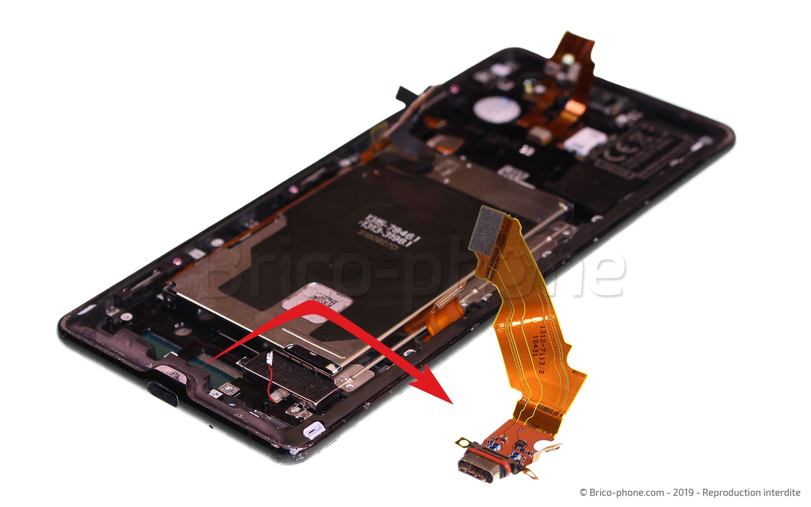 Changement de connecteur de charge sur Xperia XZ3 photo 2