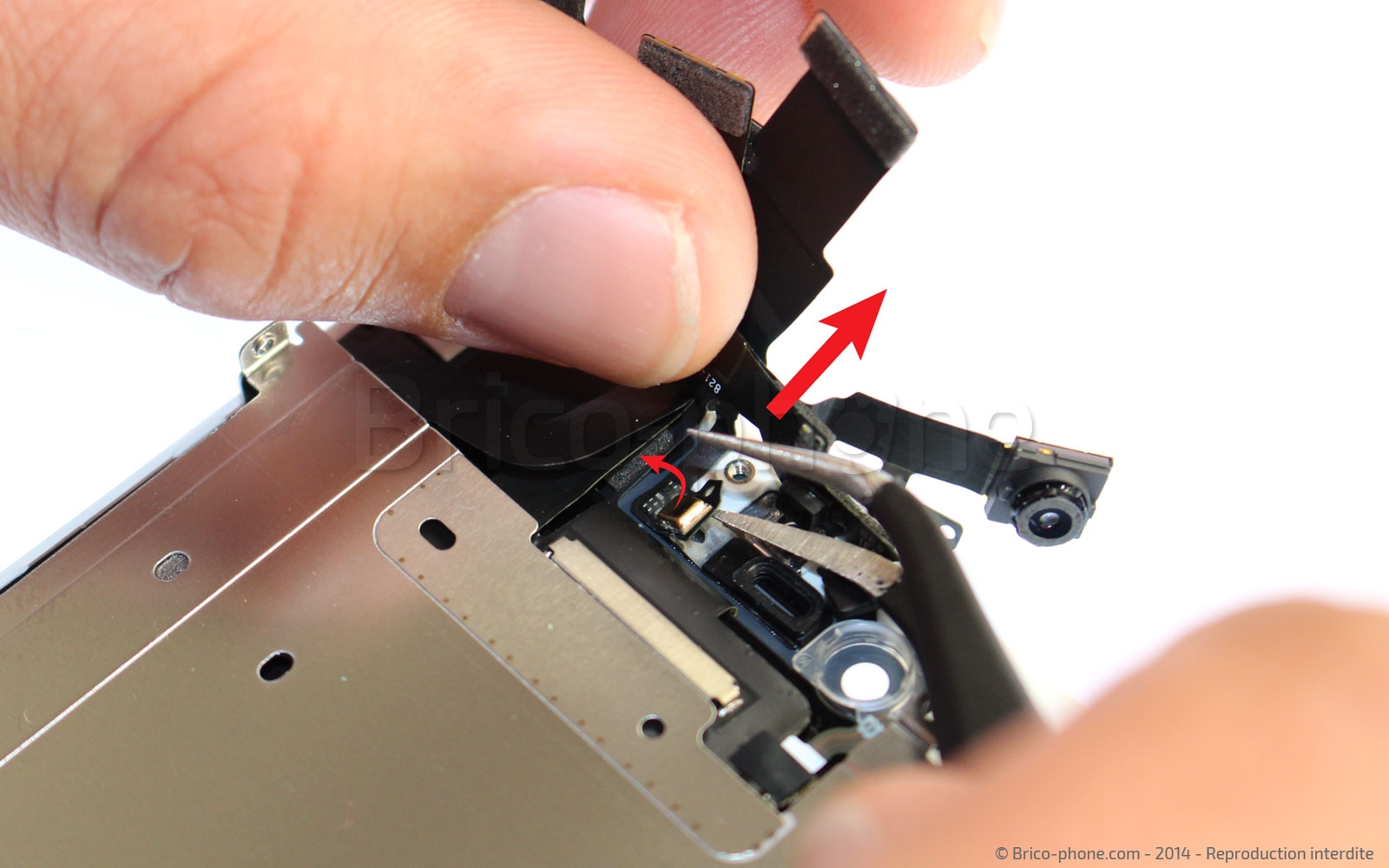 Changement d'écran (vitre+LCD) sans éléments prémontés sur iPhone 6 photo 3