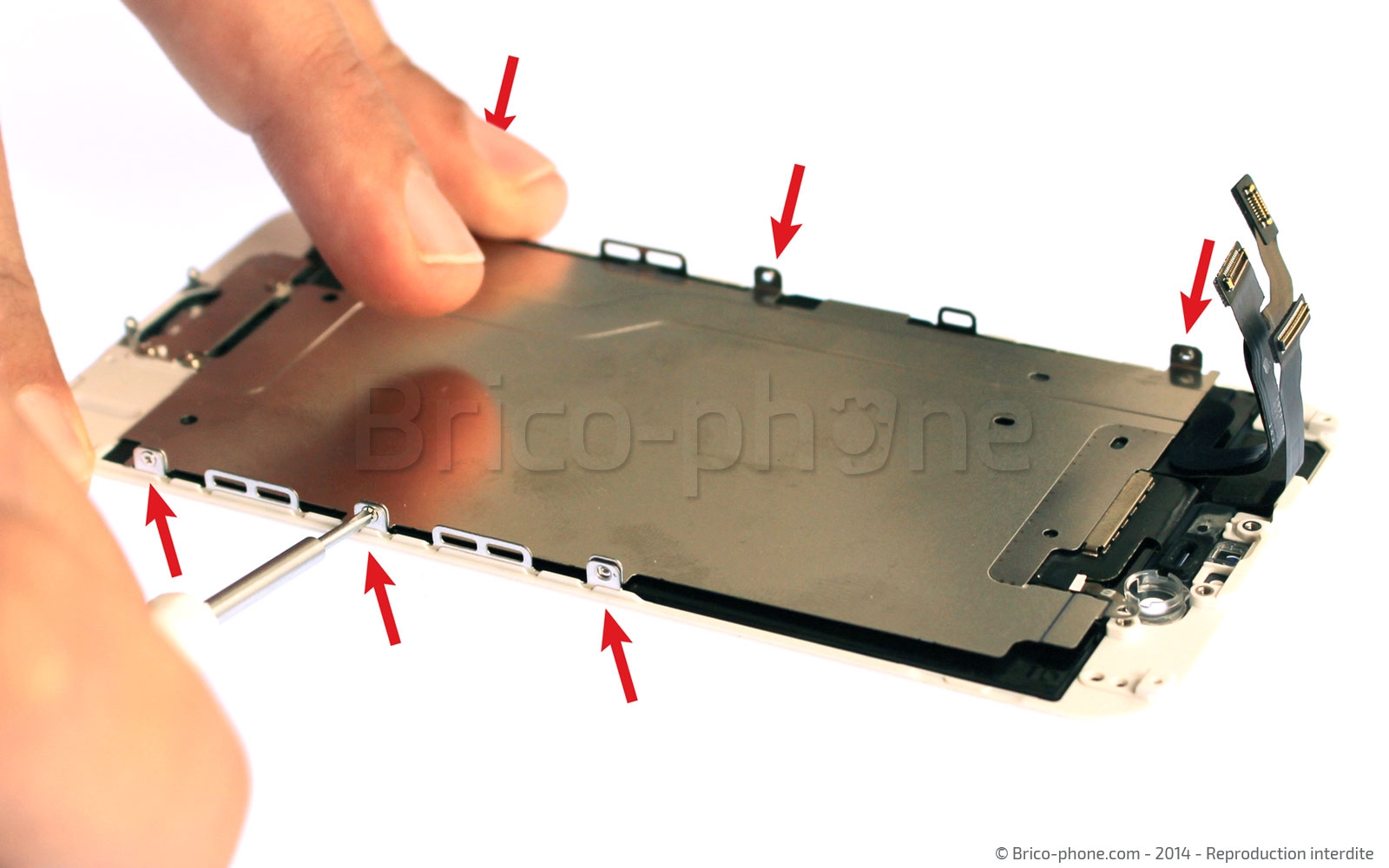 Changement d'écran (vitre+LCD) sans éléments prémontés sur iPhone 6 photo 1
