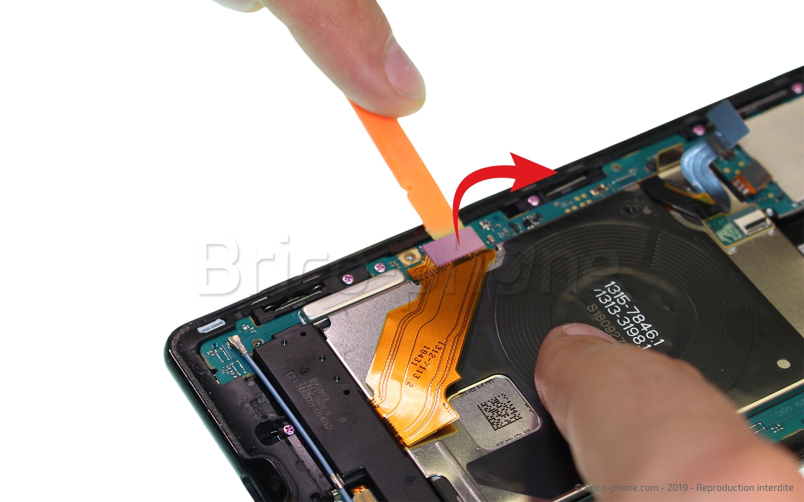 Changement de batterie sur Xperia XZ3 photo 4