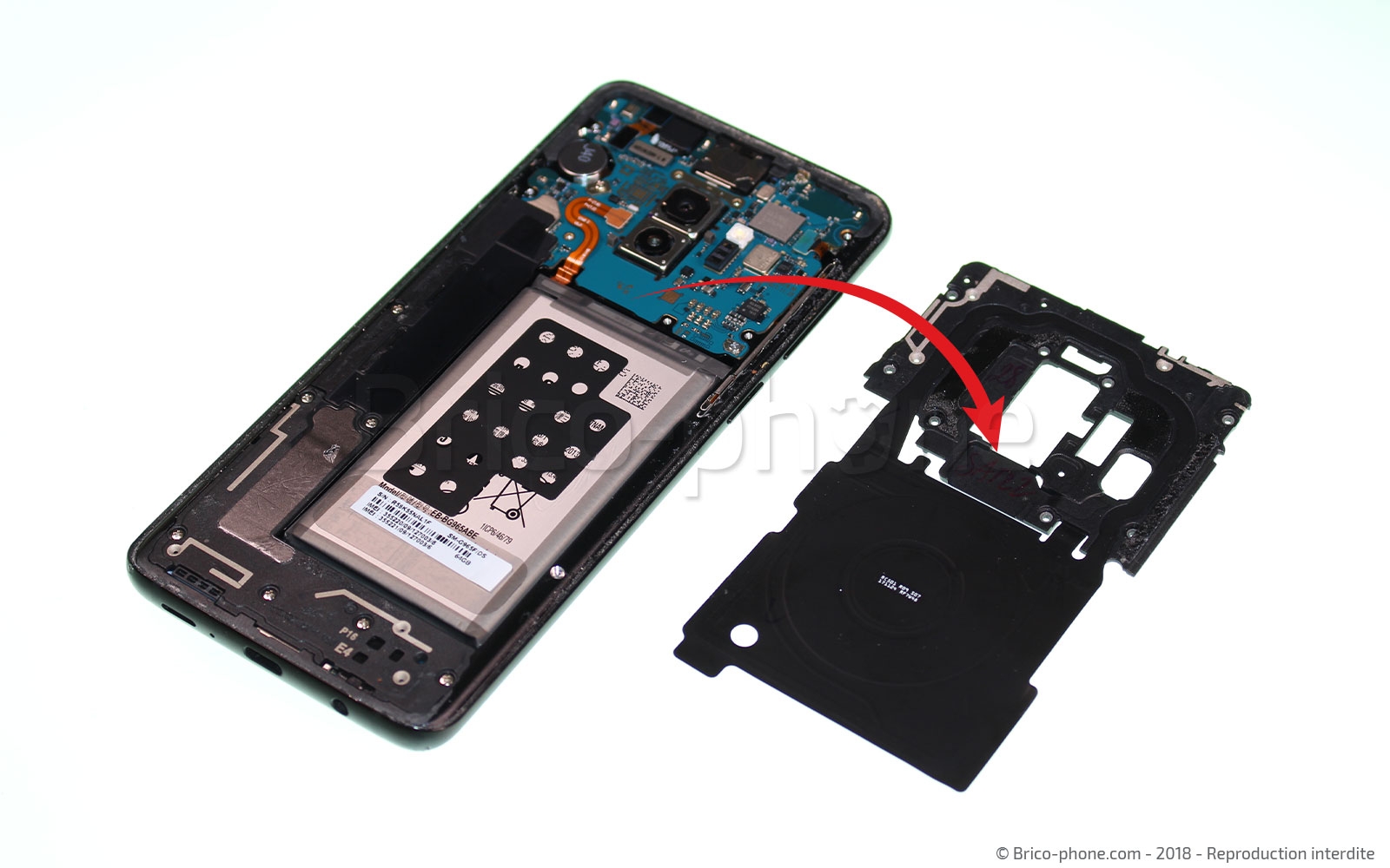 Changement du connecteur de charge sur Galaxy S9 Plus photo 3