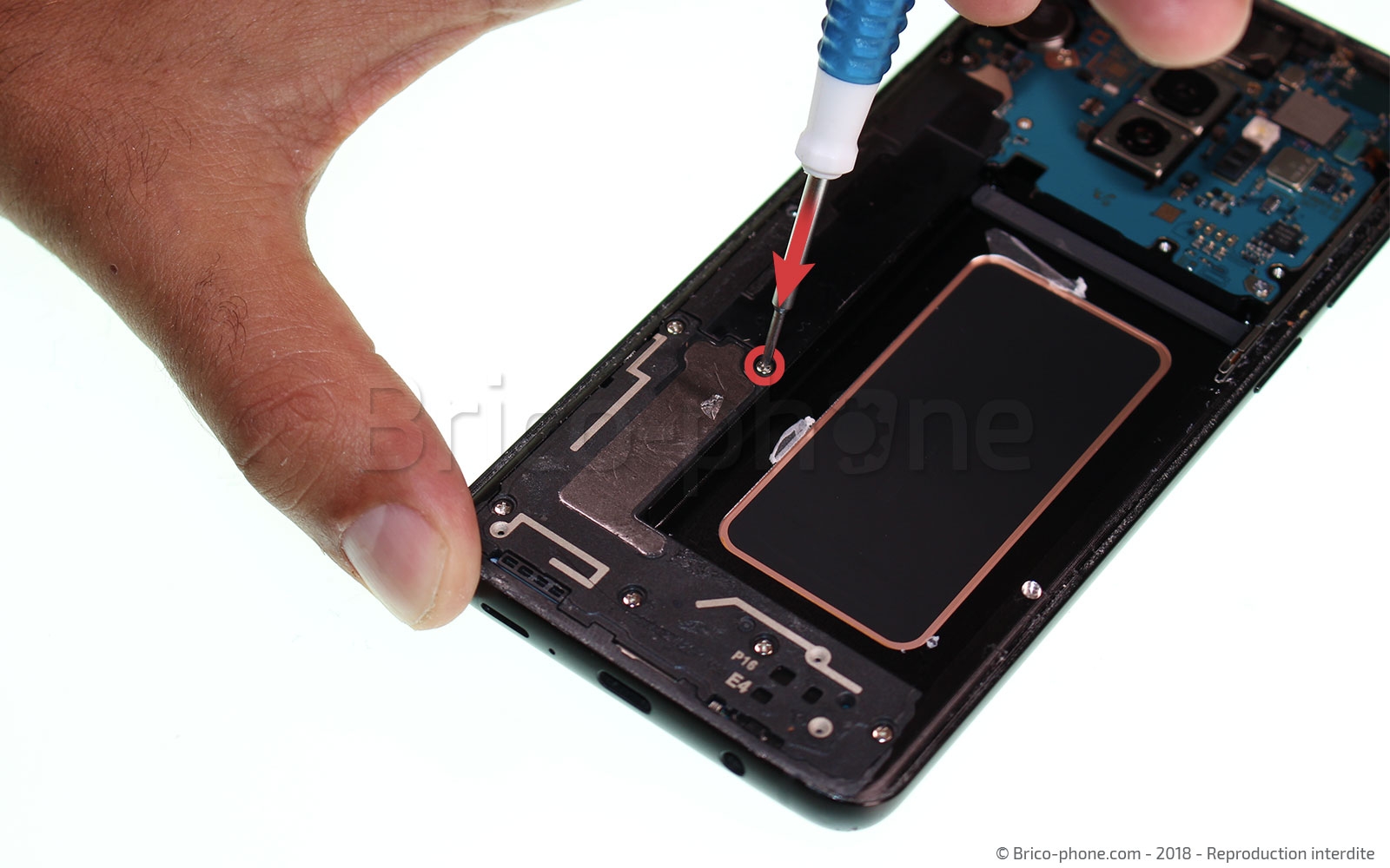 Changement du connecteur de charge sur Galaxy S9 Plus photo 2