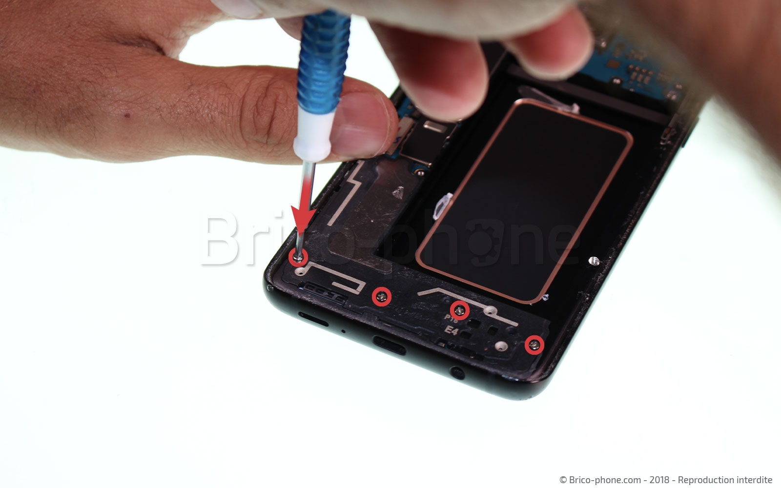 Changement du connecteur de charge sur Galaxy S9 Plus photo 1