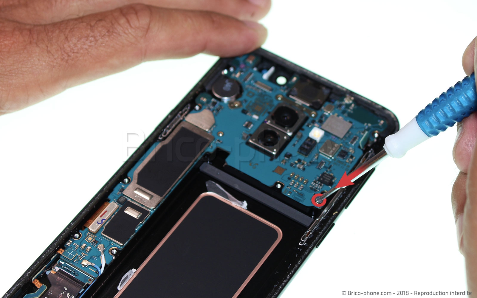 Changement du connecteur de charge sur Galaxy S9 Plus photo 2