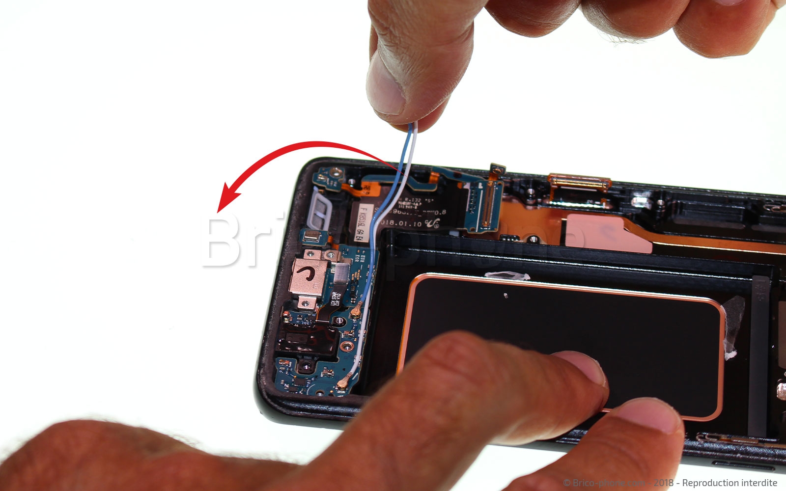 Changement du connecteur de charge sur Galaxy S9 Plus photo 1