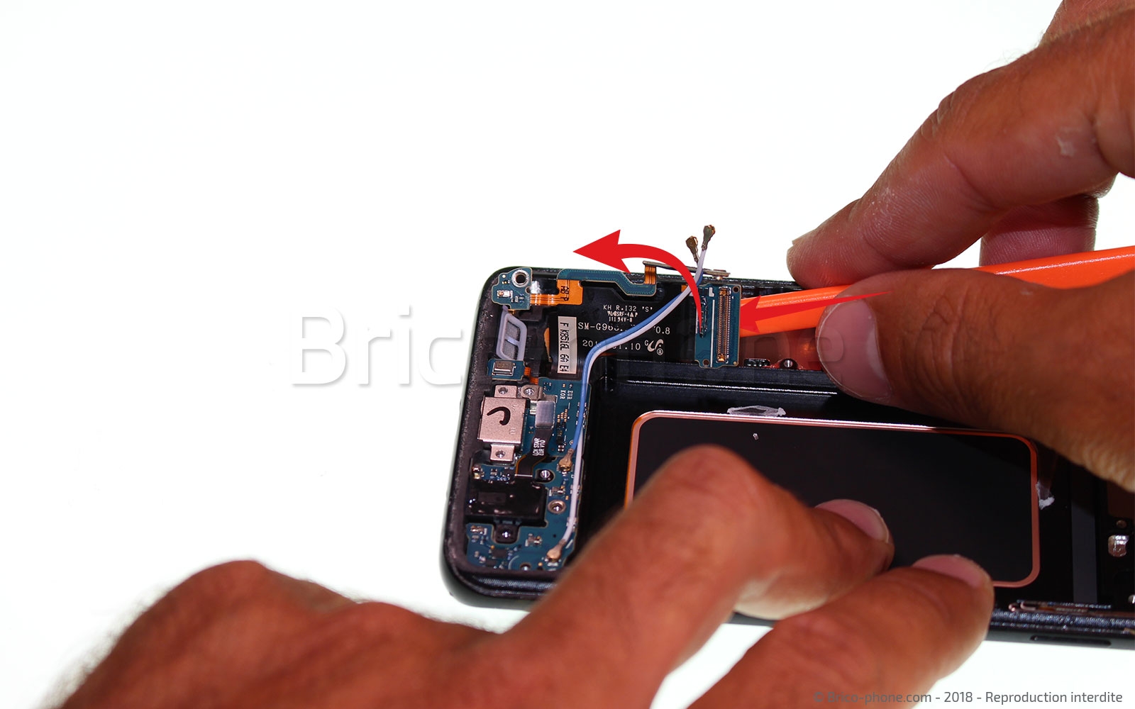 Changement du connecteur de charge sur Galaxy S9 Plus photo 3