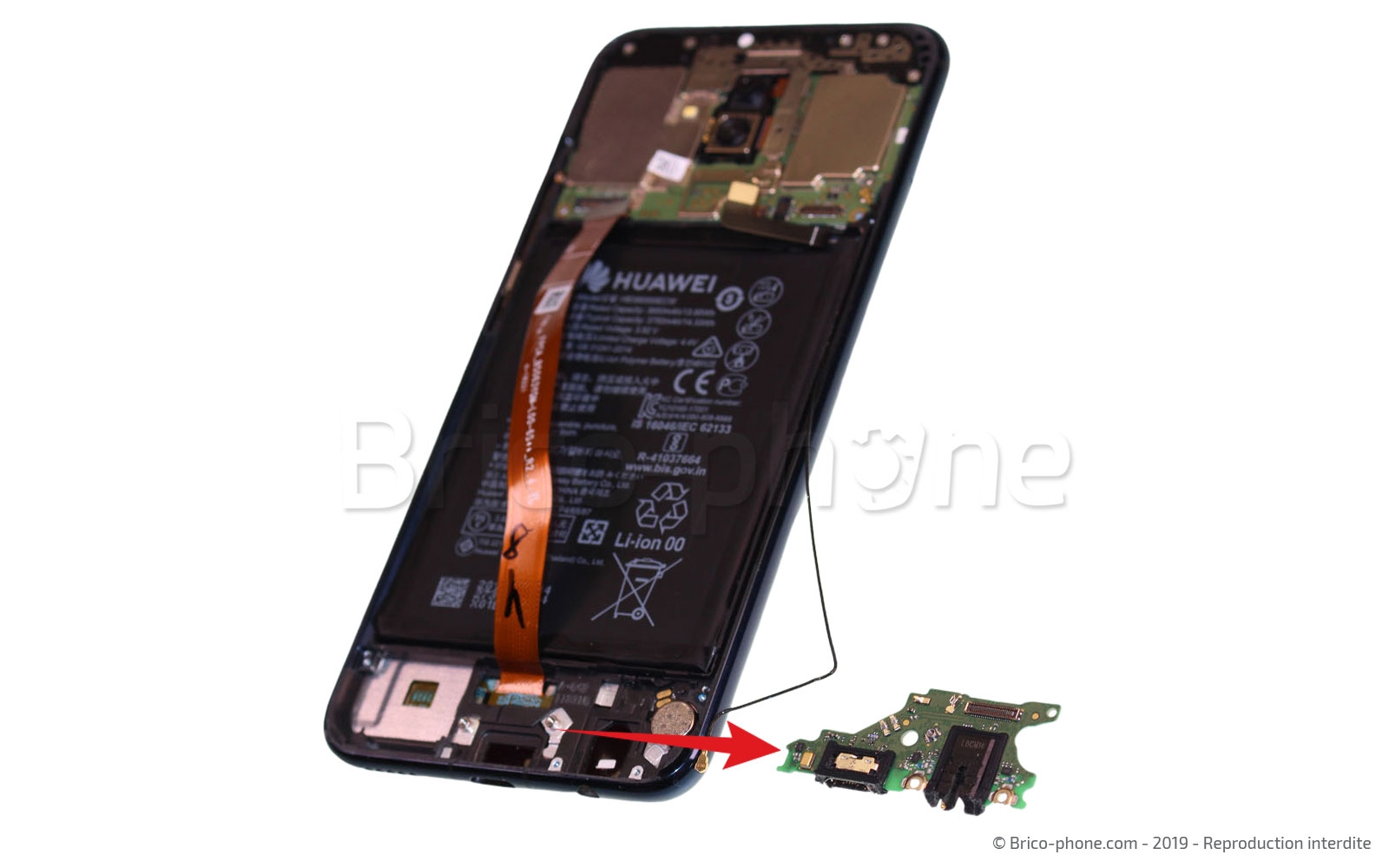 Changement de connecteur de charge sur Mate 20 Lite photo 4