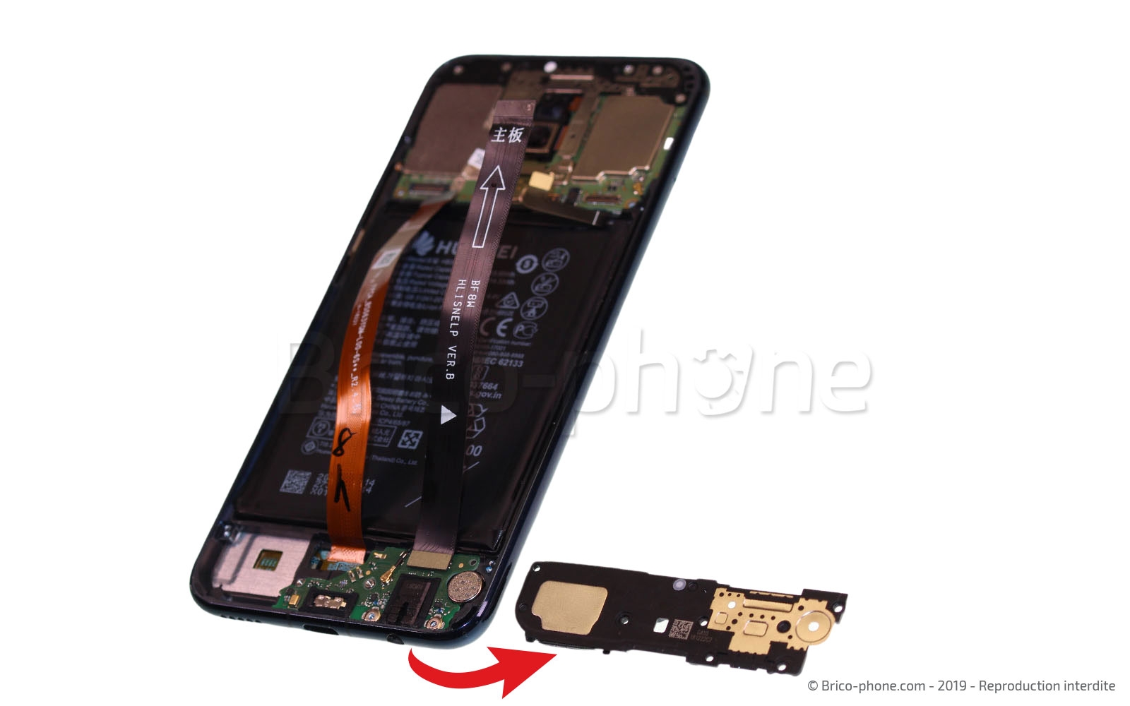 Changement de connecteur de charge sur Mate 20 Lite photo 4