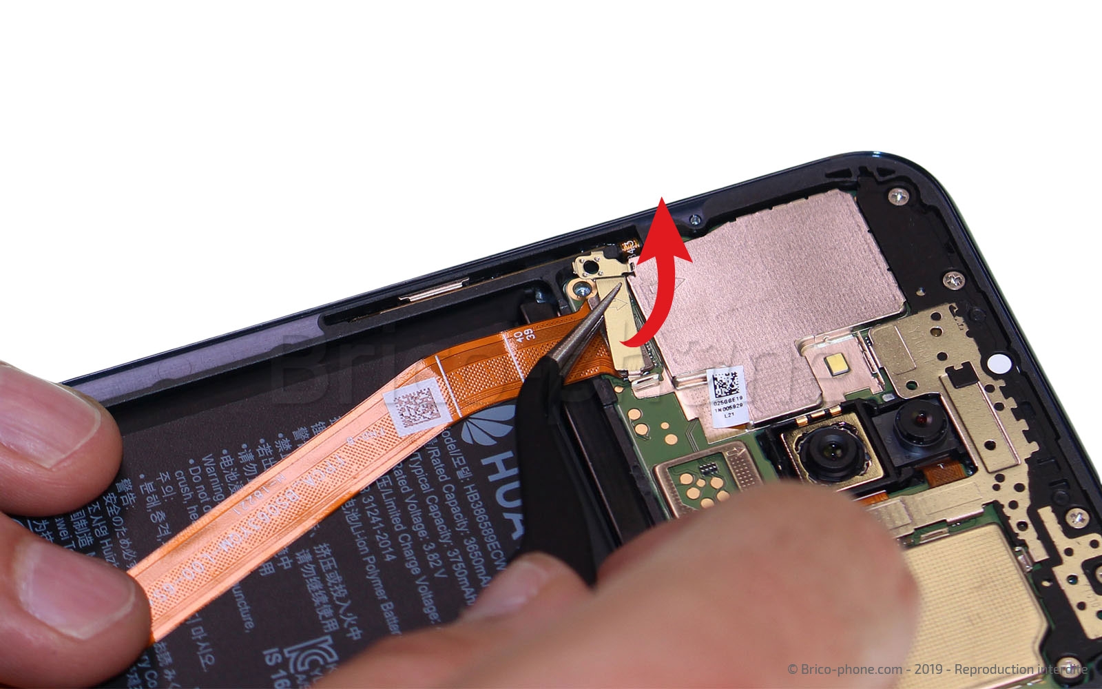 Changement de Batterie sur Mate 20 Lite photo 2