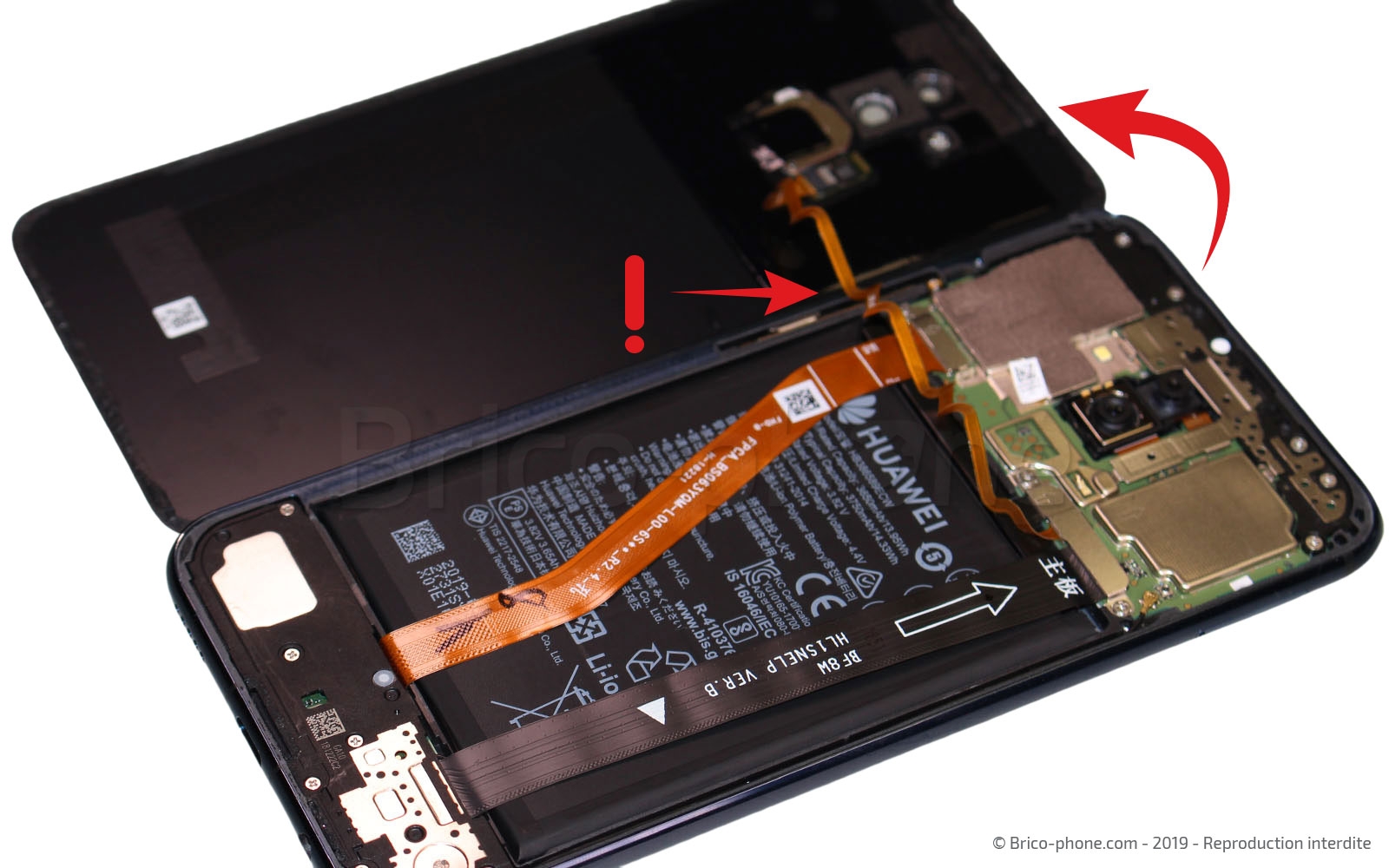 Changement de coque arrière sur Mate 20 Lite photo 2