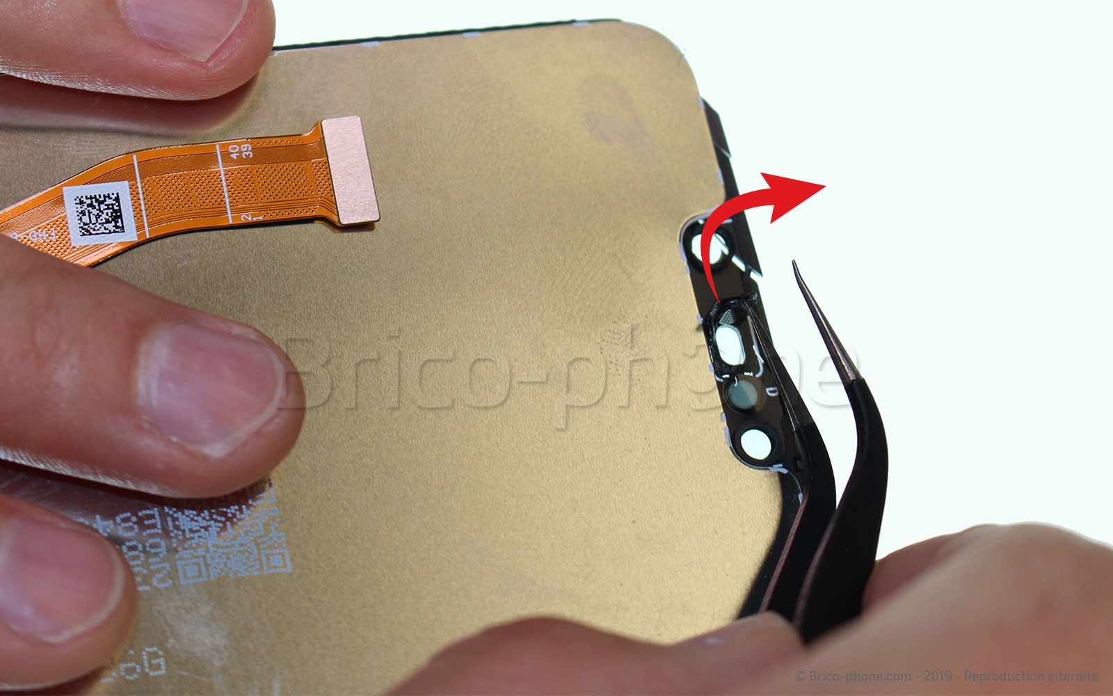 Changement de bloc écran (vitre + LCD) sur Mate 20 Lite photo 2