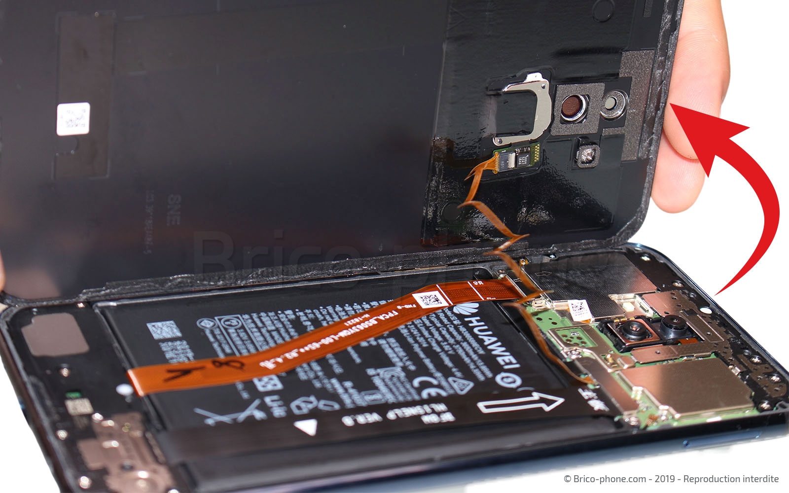 Changement de bloc écran (vitre + LCD) sur Mate 20 Lite photo 1