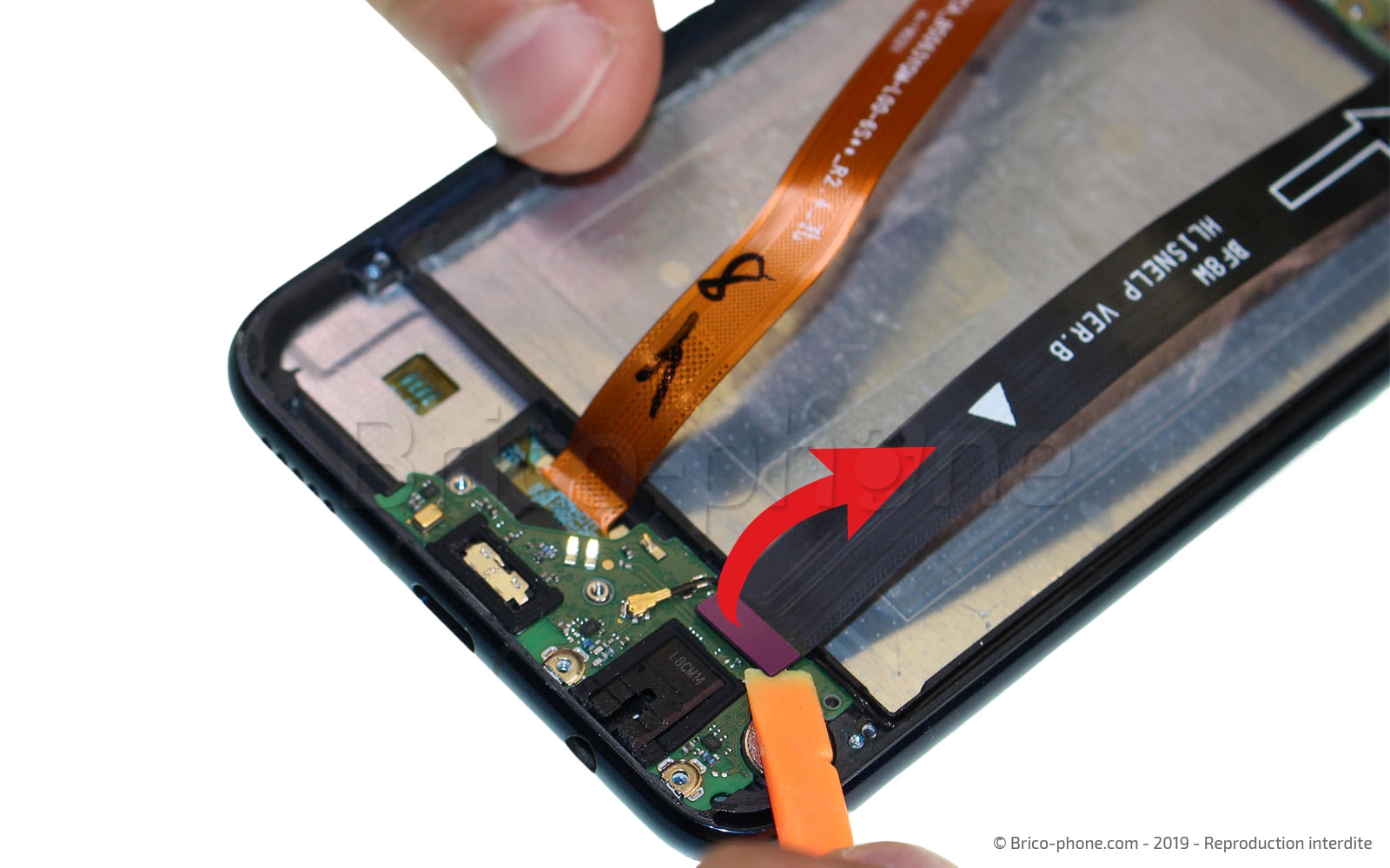 Changement de bloc écran avec batterie sur Mate 20 Lite photo 1