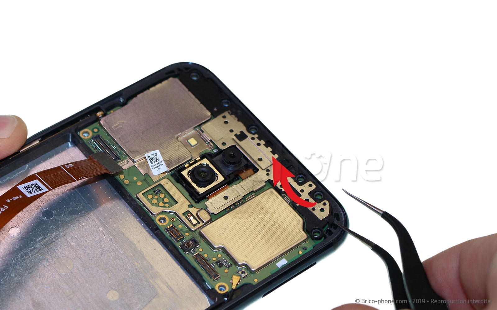 Changement de bloc écran avec batterie sur Mate 20 Lite photo 2